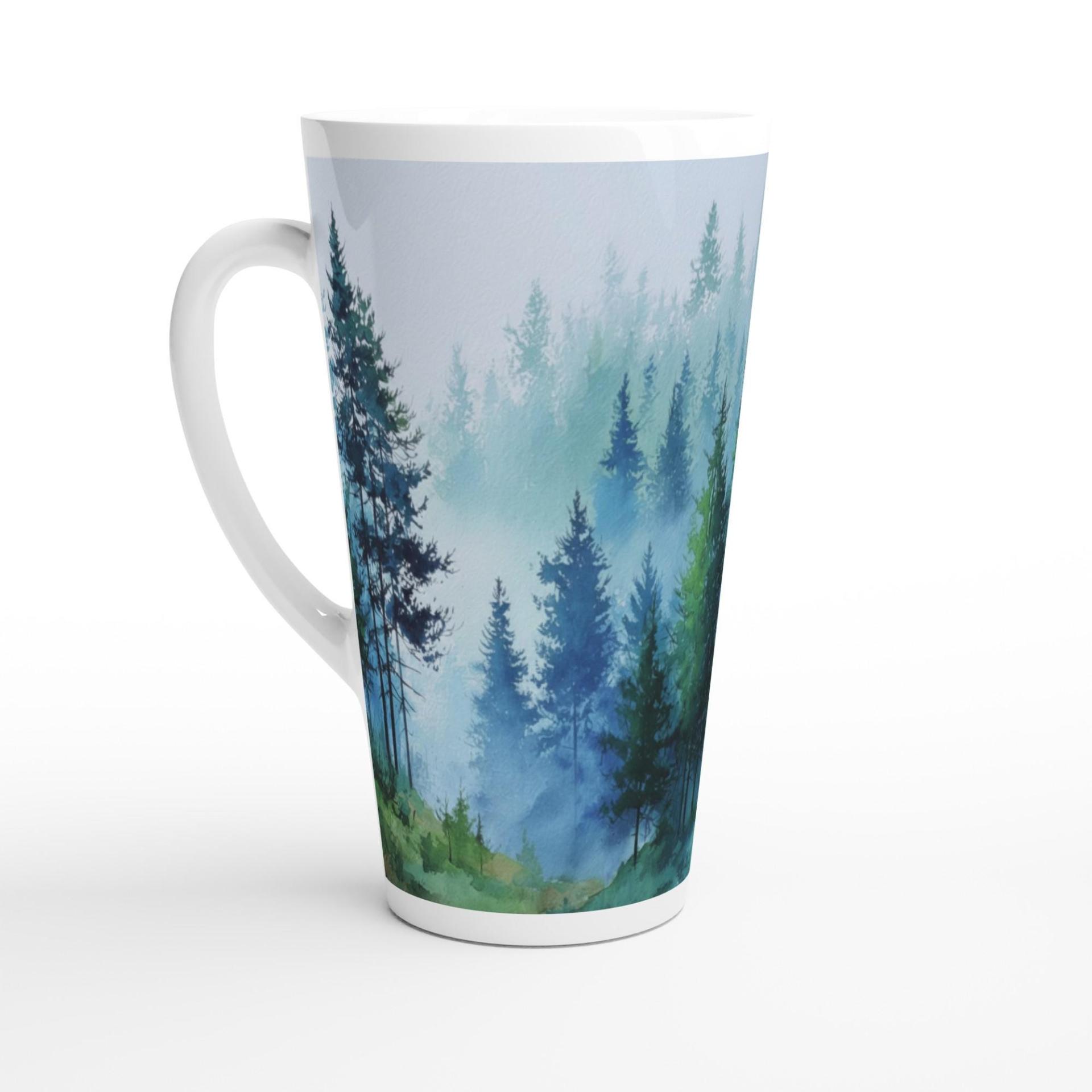 Latte 17oz Ceramic Mug - Coffee or Tea Cup, Extra Tall