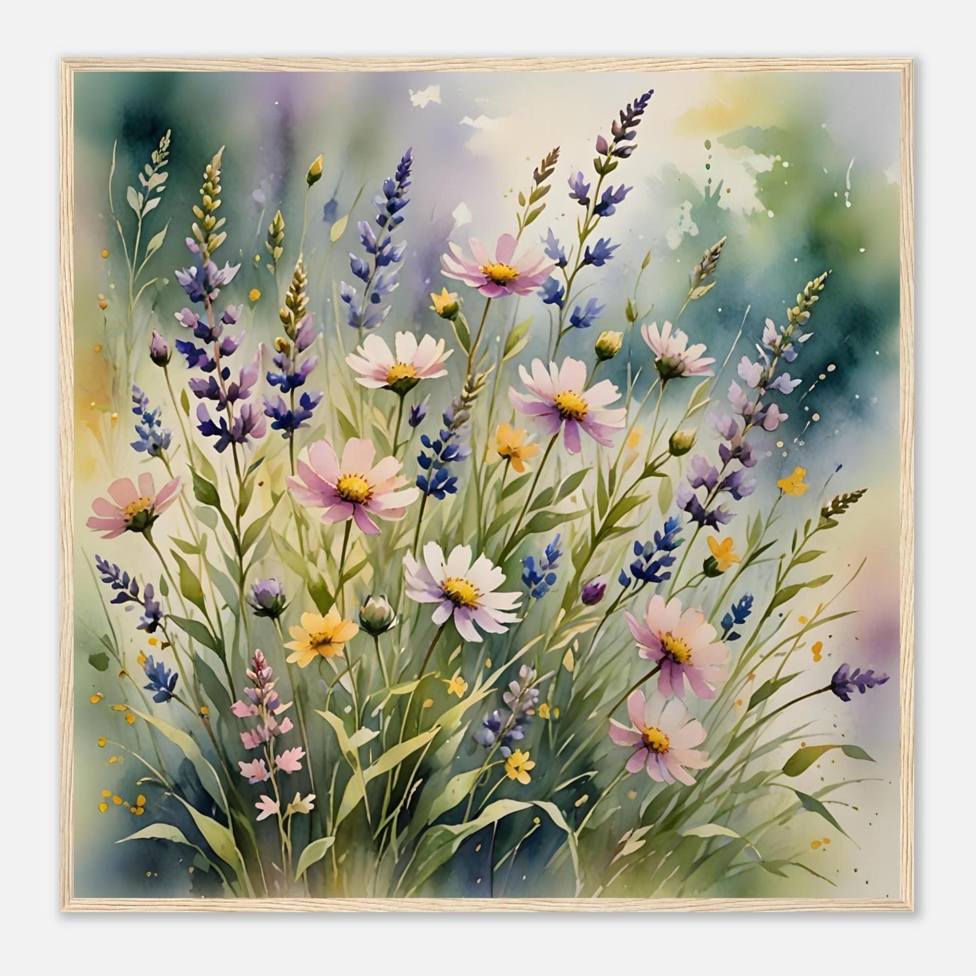 Floral Print - Framed or Unframed - Original Art - Print on Paper
