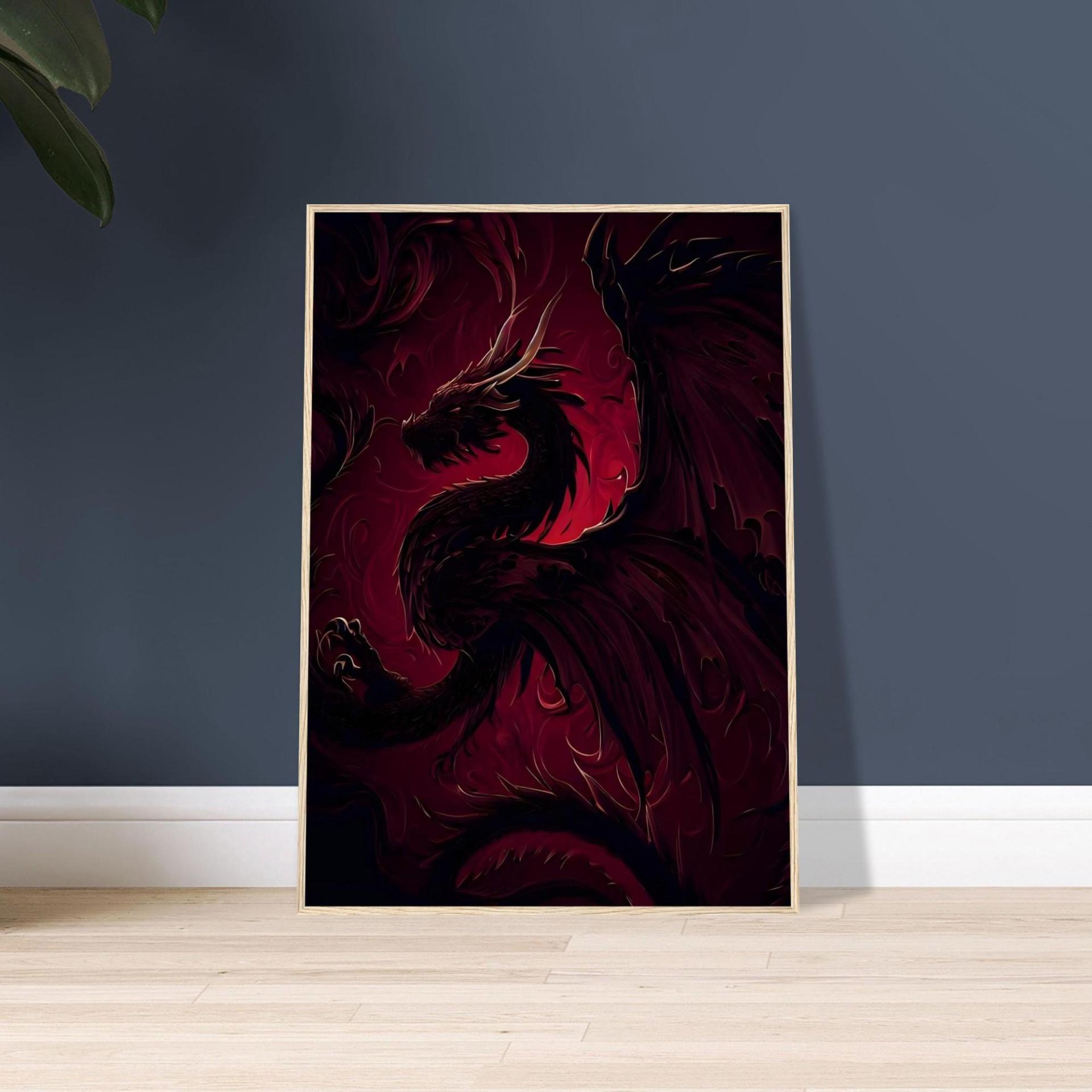 Dragon Print - Framed or Unframed - Original Art - Print on Paper