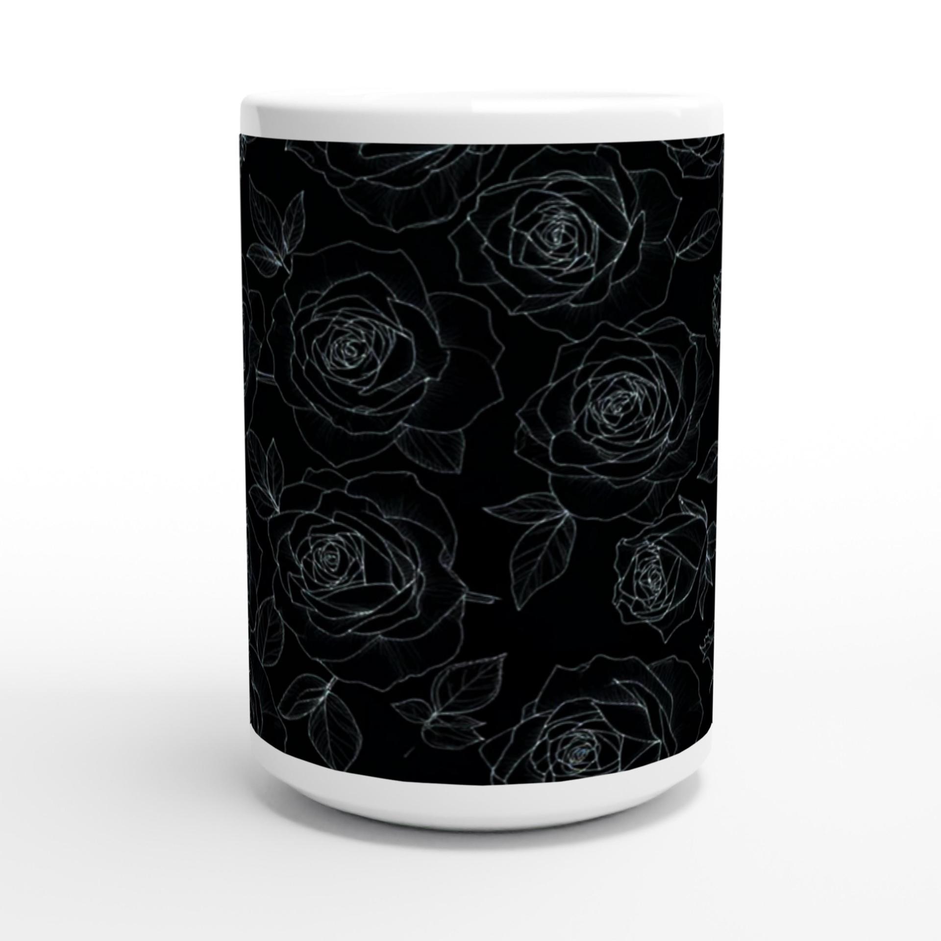 Floral Cups -  Large and Small Ceramic Mugs