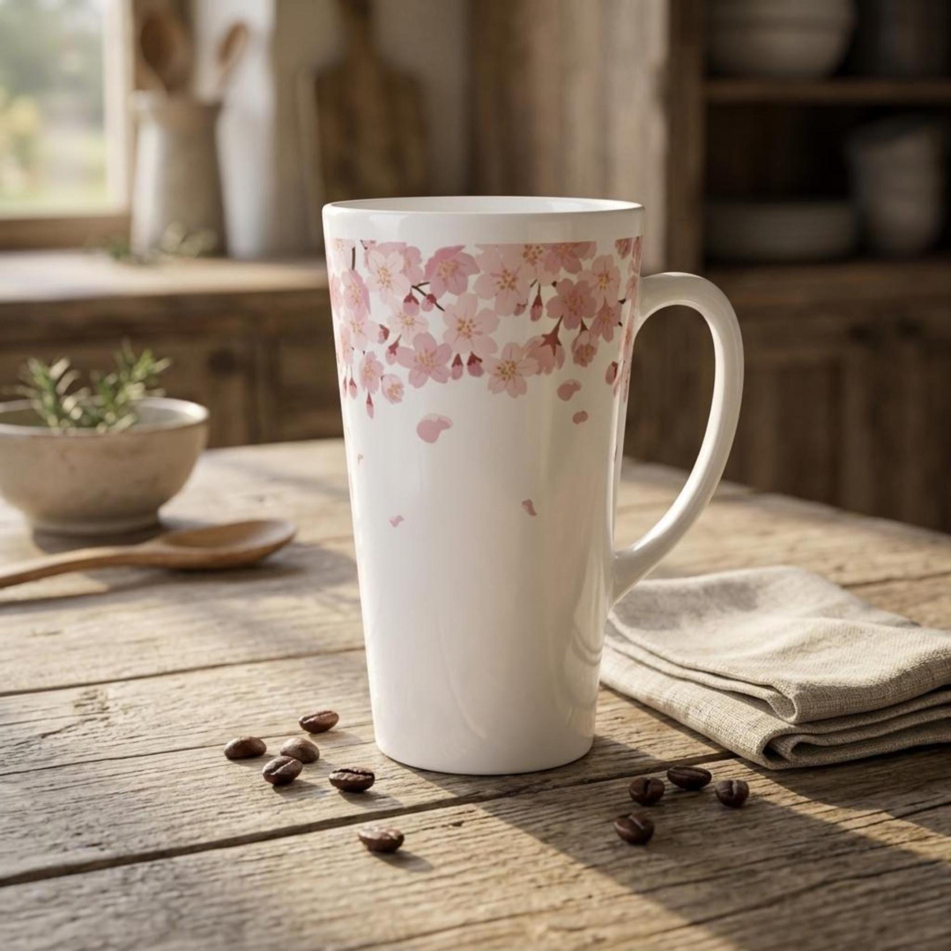 Latte 17oz Ceramic Mug - Coffee or Tea Cup, Extra Tall