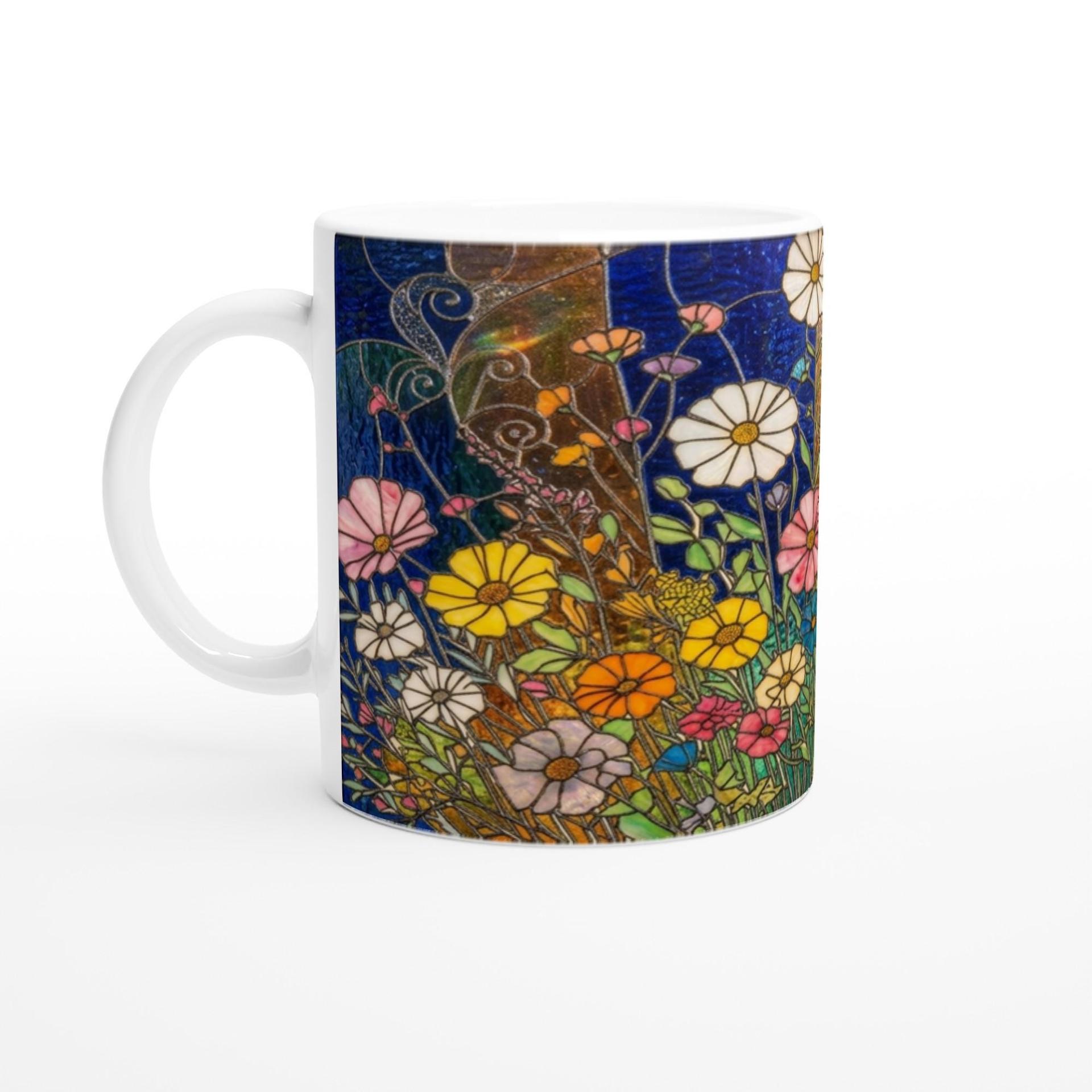 Floral Cups -  Large and Small Ceramic Mugs