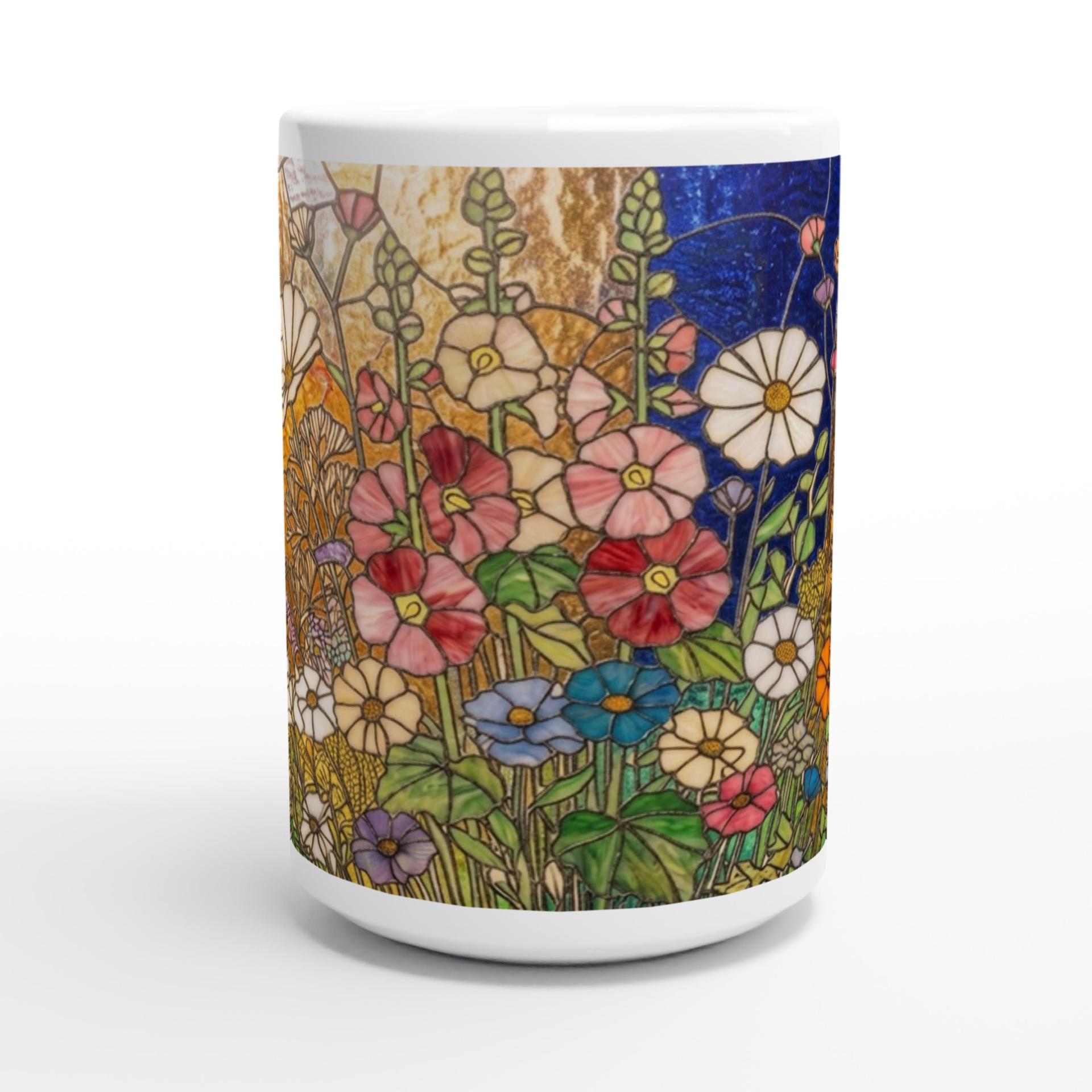 Floral Cups -  Large and Small Ceramic Mugs