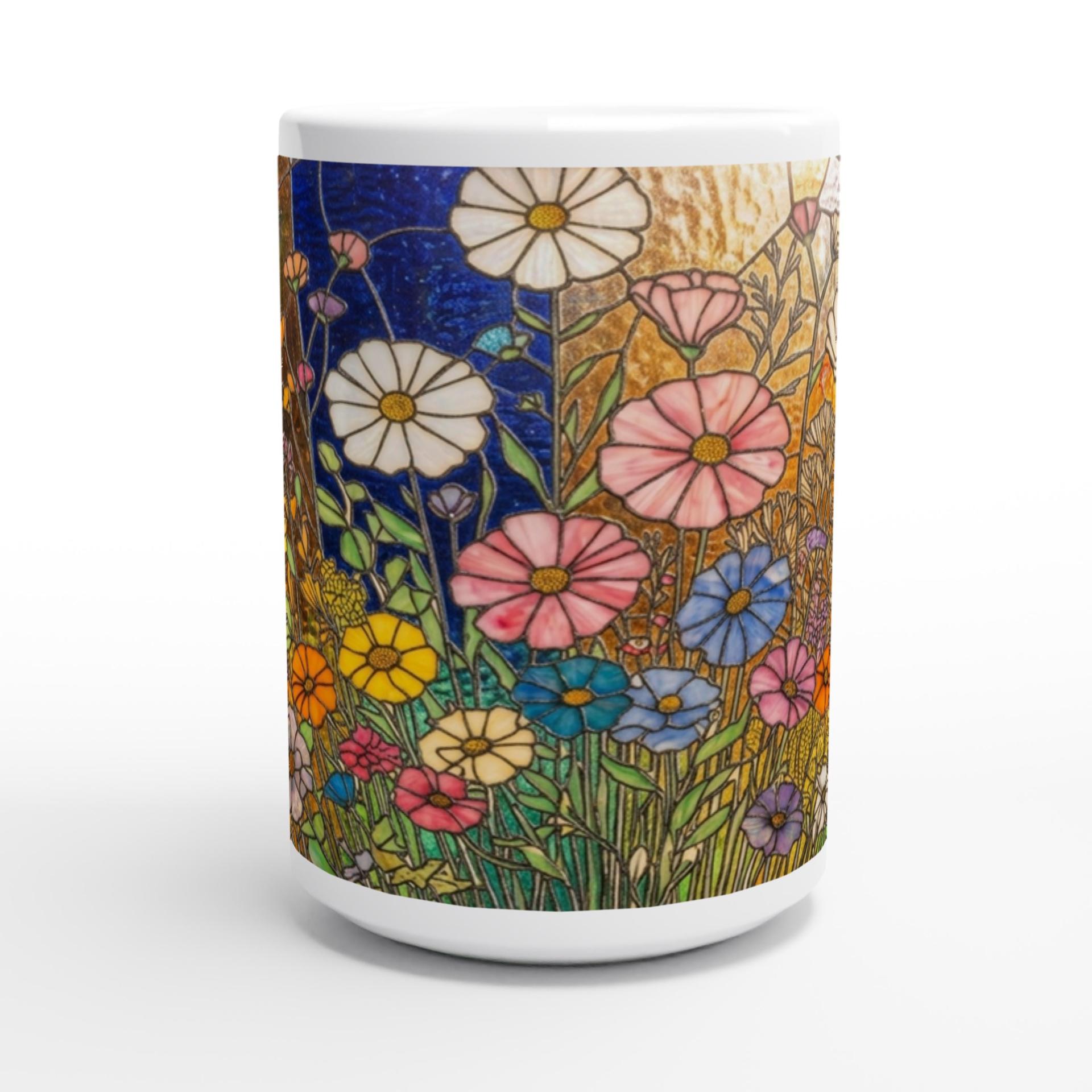 Floral Cups -  Large and Small Ceramic Mugs