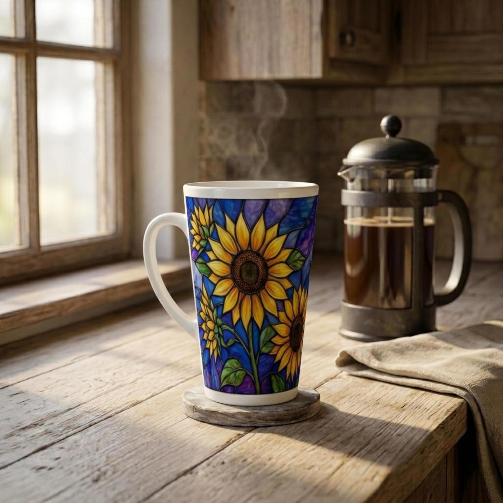Latte 17oz Ceramic Mug - Coffee or Tea Cup, Extra Tall