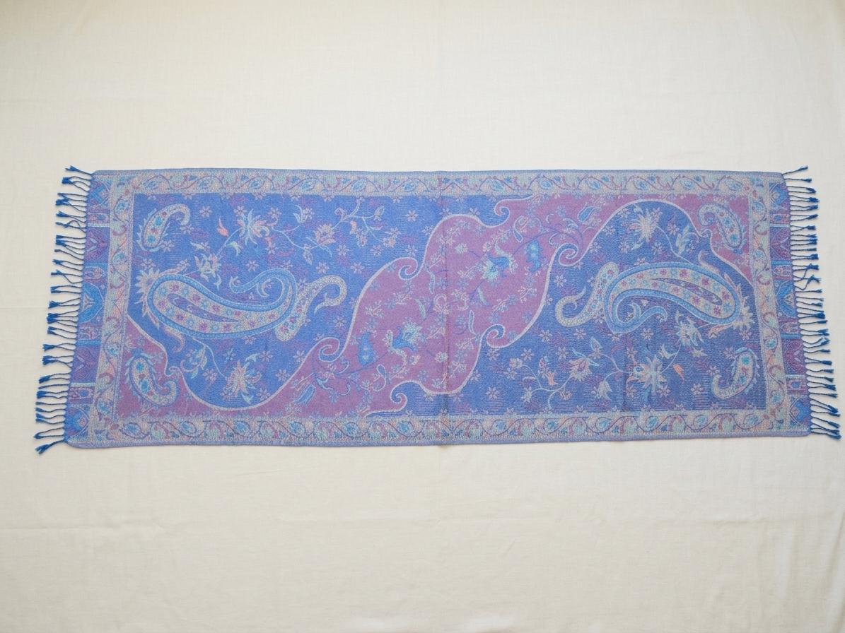 Reversible Soft Pashmina Shawl & Scarf for Women, Jacquard Brocade, Shawl, Sarong or Head Wraps