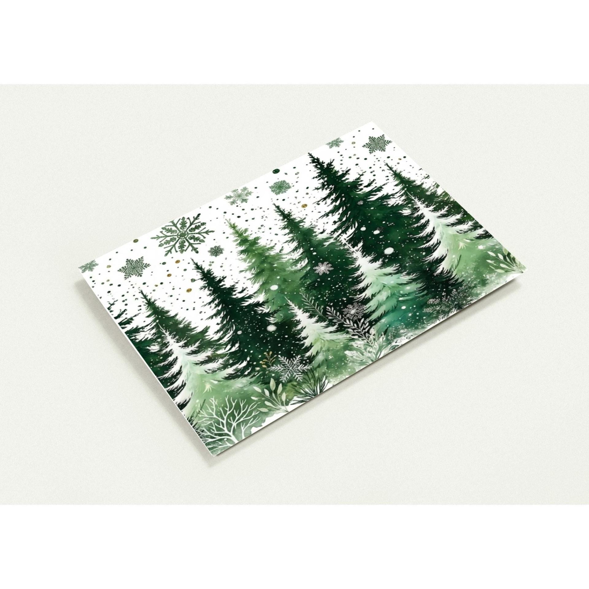 Christmas Gift Cards, Large Note Card, Money Card