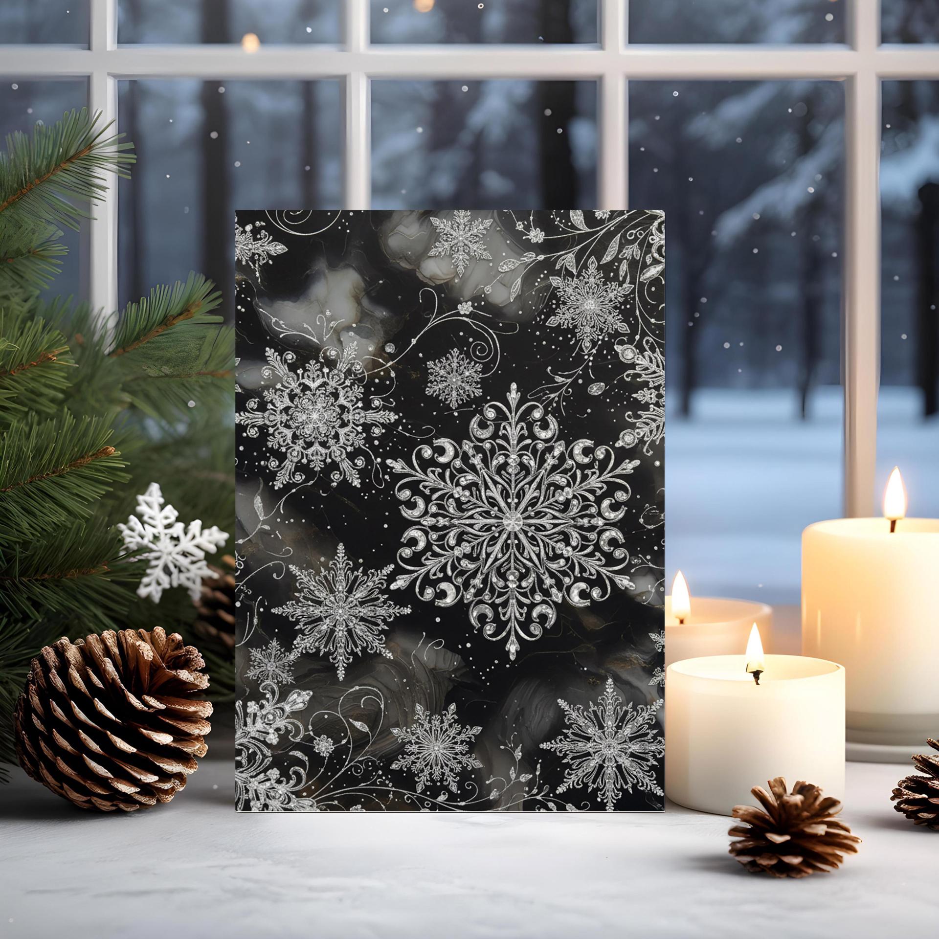 Greeting Cards, Large Note Card, Christmas Gift Card, Money Card