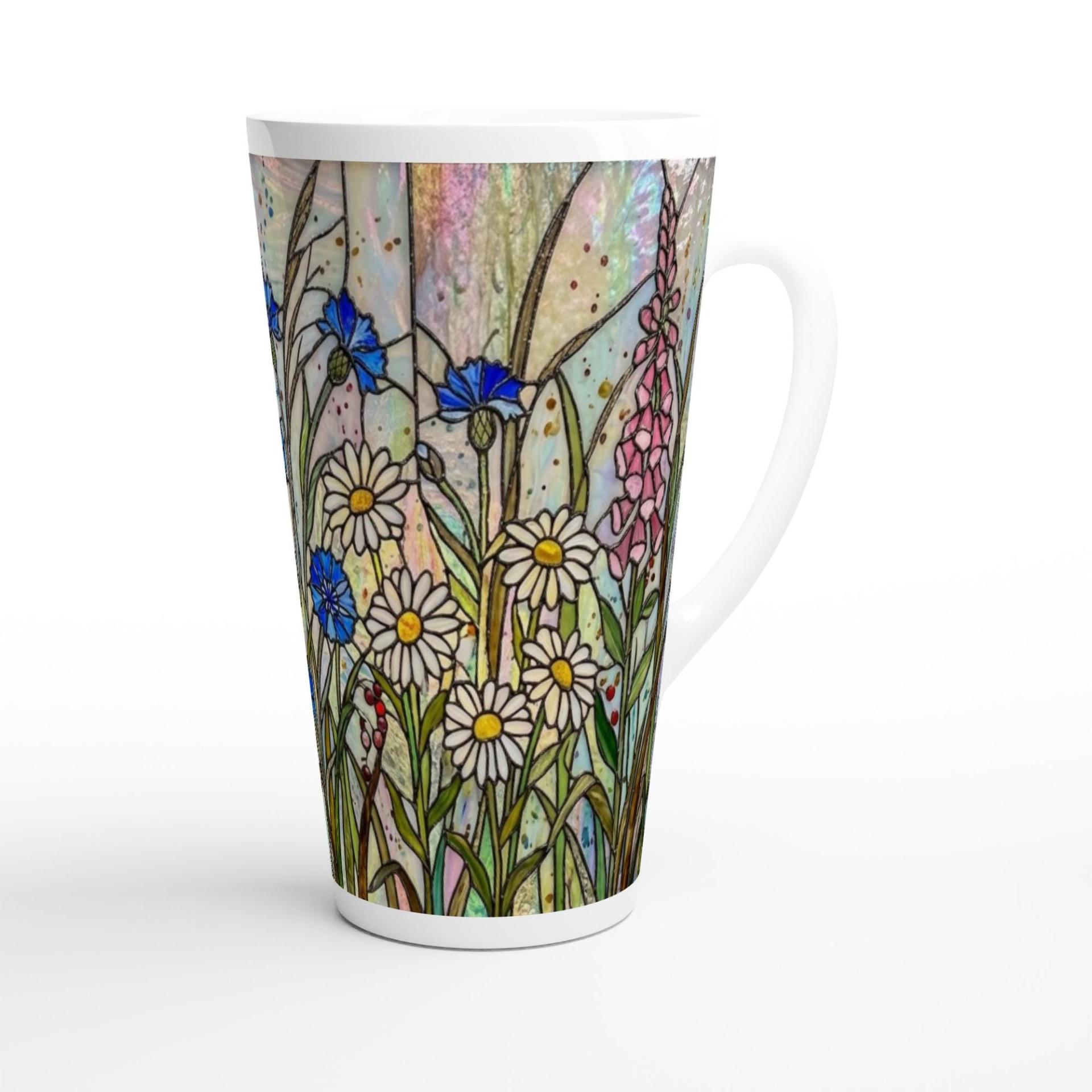 Latte 17oz Ceramic Mug - Coffee or Tea Cup, Extra Tall