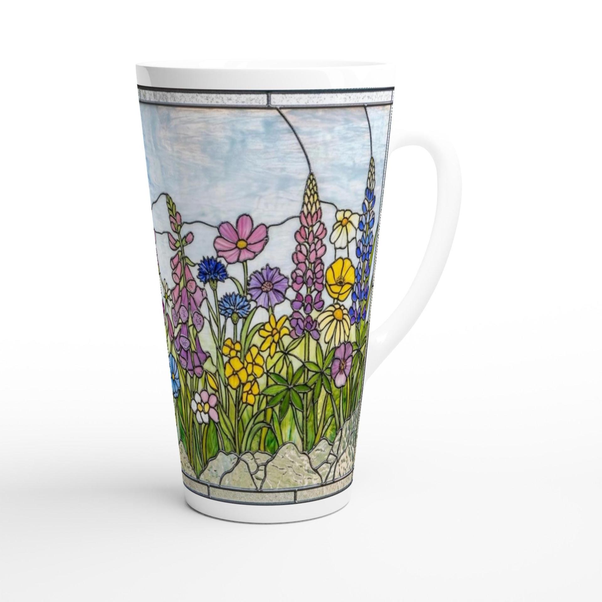Latte 17oz Ceramic Mug - Coffee or Tea Cup, Extra Tall