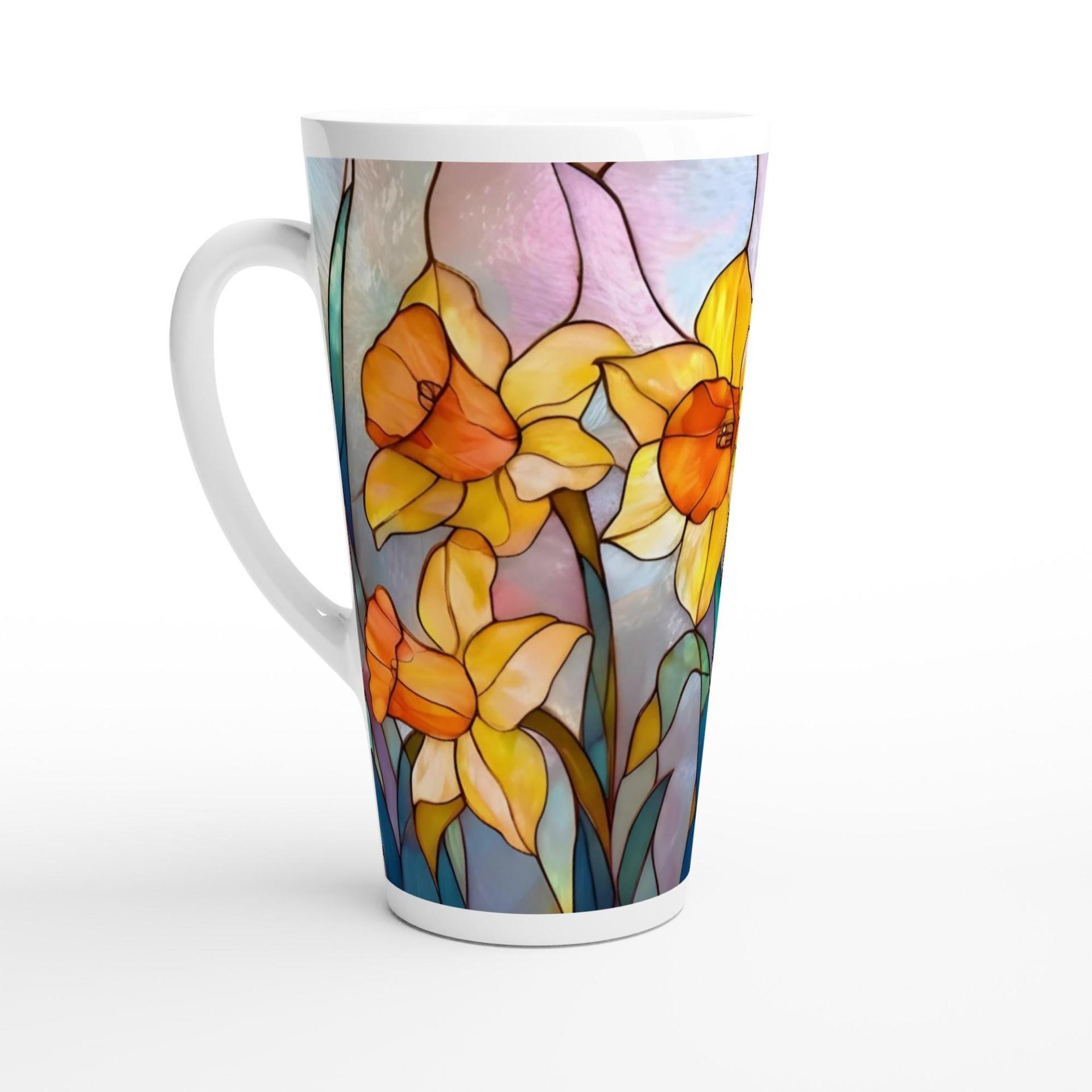 Latte 17oz Ceramic Mug - Coffee or Tea Cup, Extra Tall