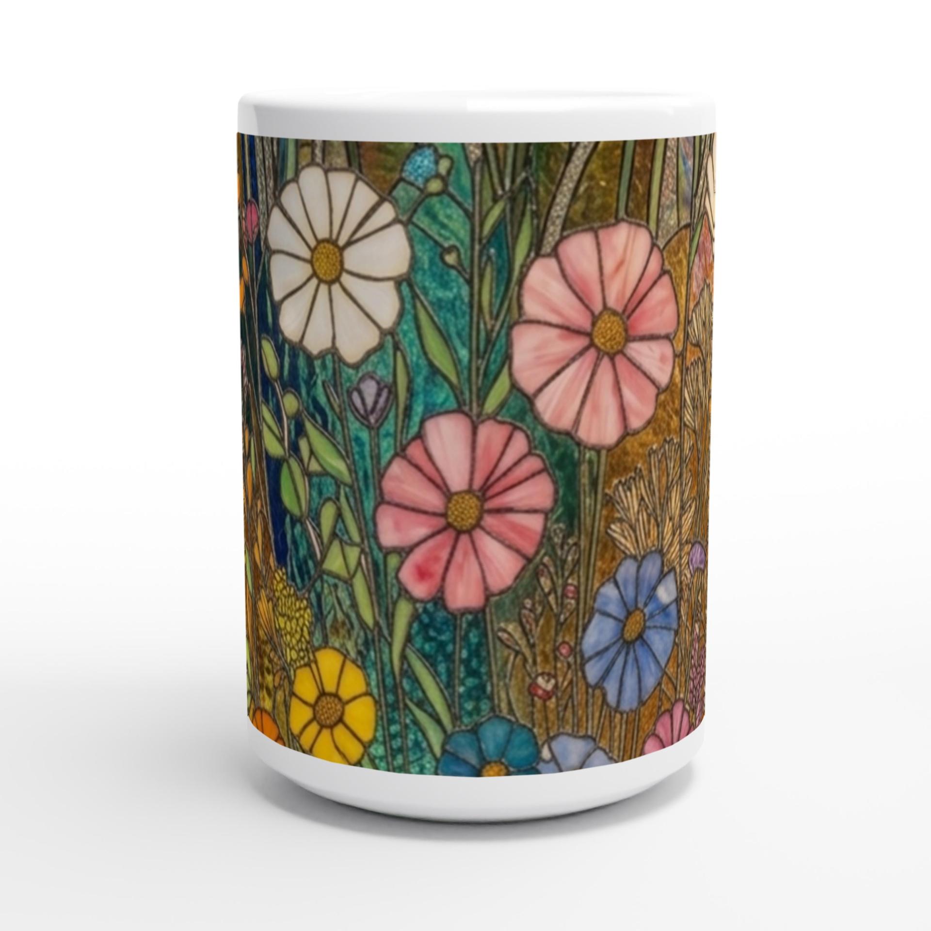 Floral Cups -  Large and Small Ceramic Mugs