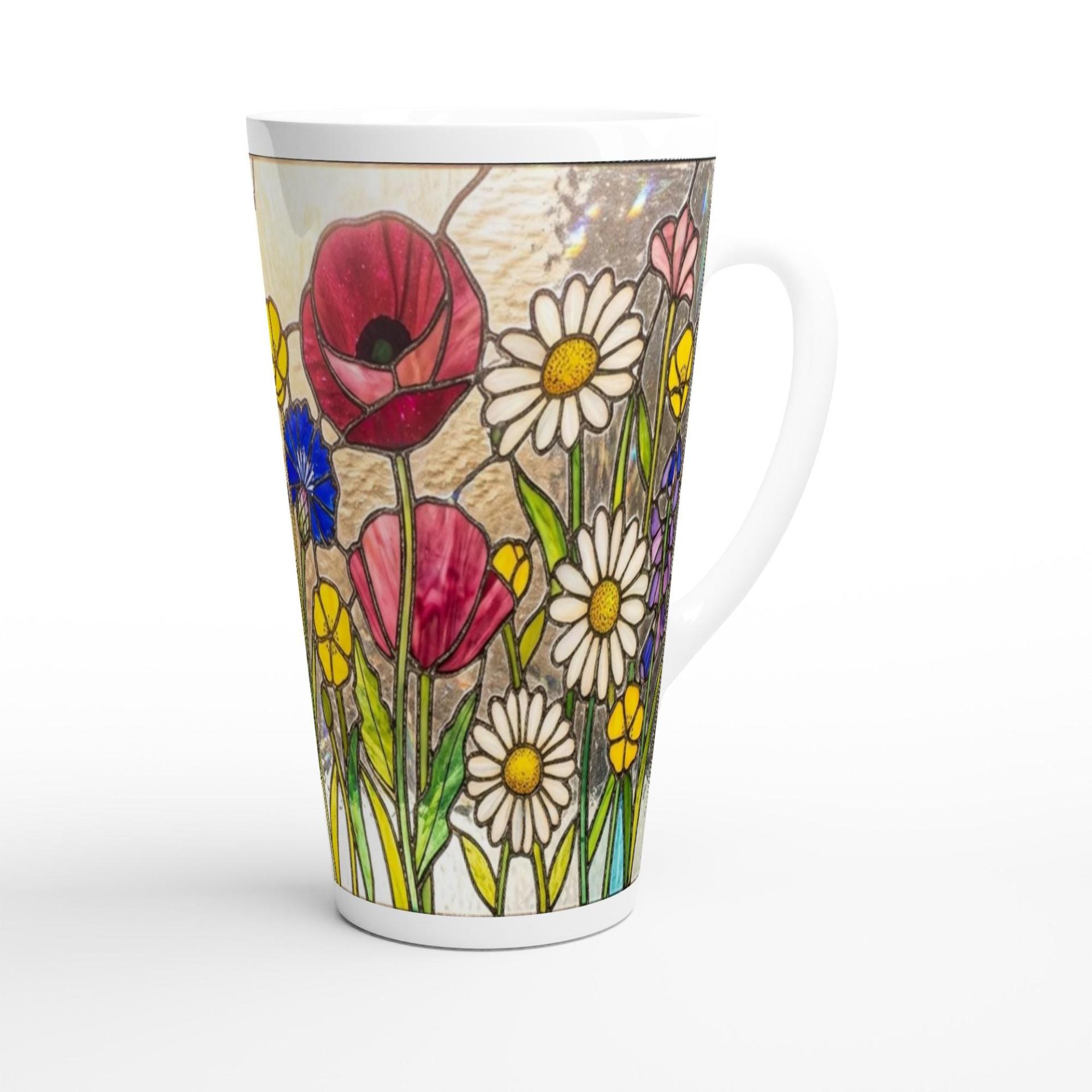 Latte 17oz Ceramic Mug - Coffee or Tea Cup, Extra Tall