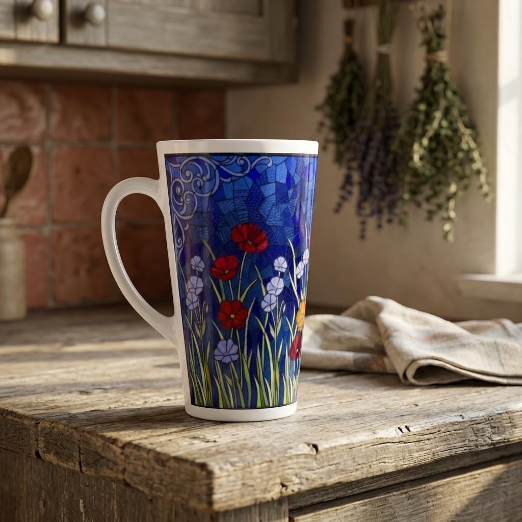 Latte 17oz Ceramic Mug - Coffee or Tea Cup, Extra Tall