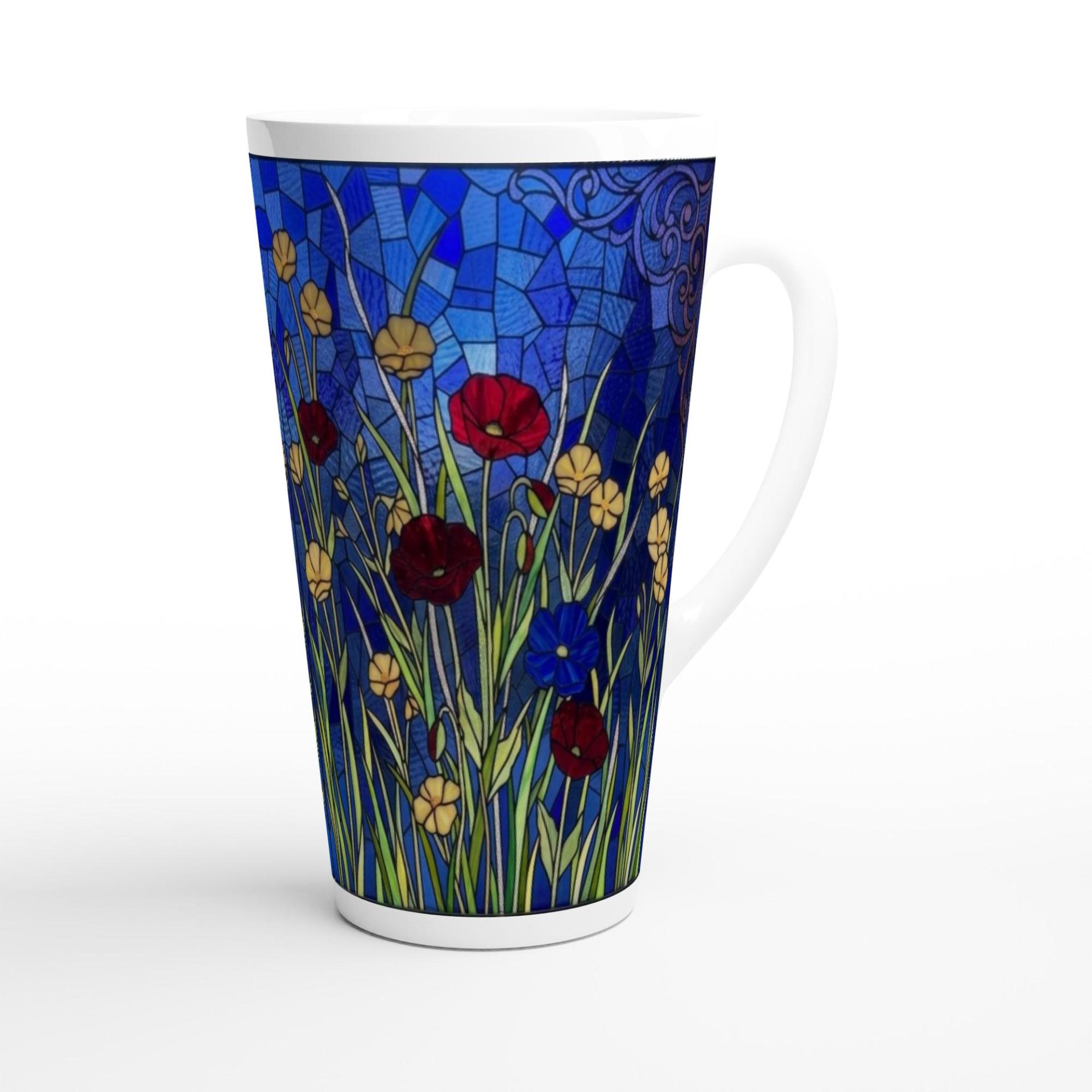 Latte 17oz Ceramic Mug - Coffee or Tea Cup, Extra Tall