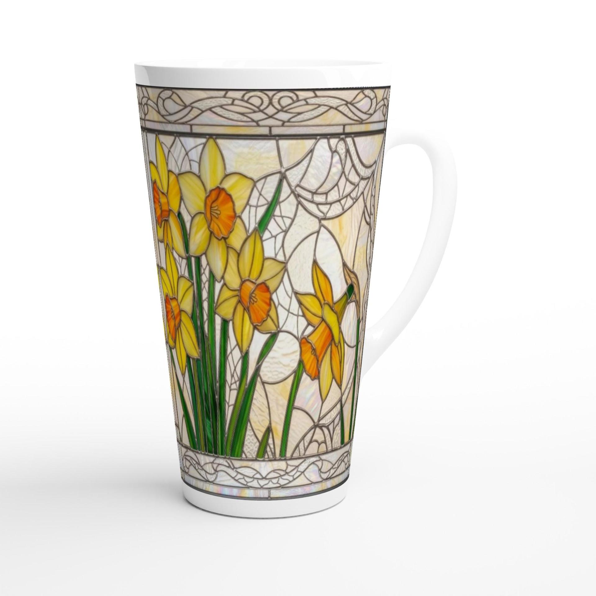 Latte 17oz Ceramic Mug - Coffee or Tea Cup, Extra Tall