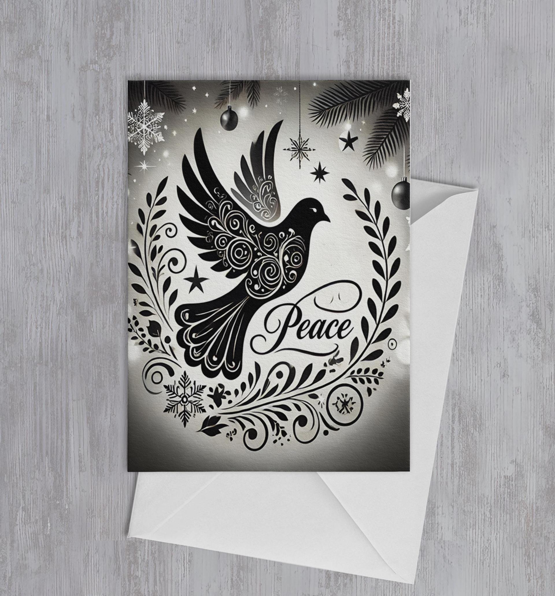 Dove of Peace - Christmas Card - Single or Bulk Pack of Christmas Greeting Cards
