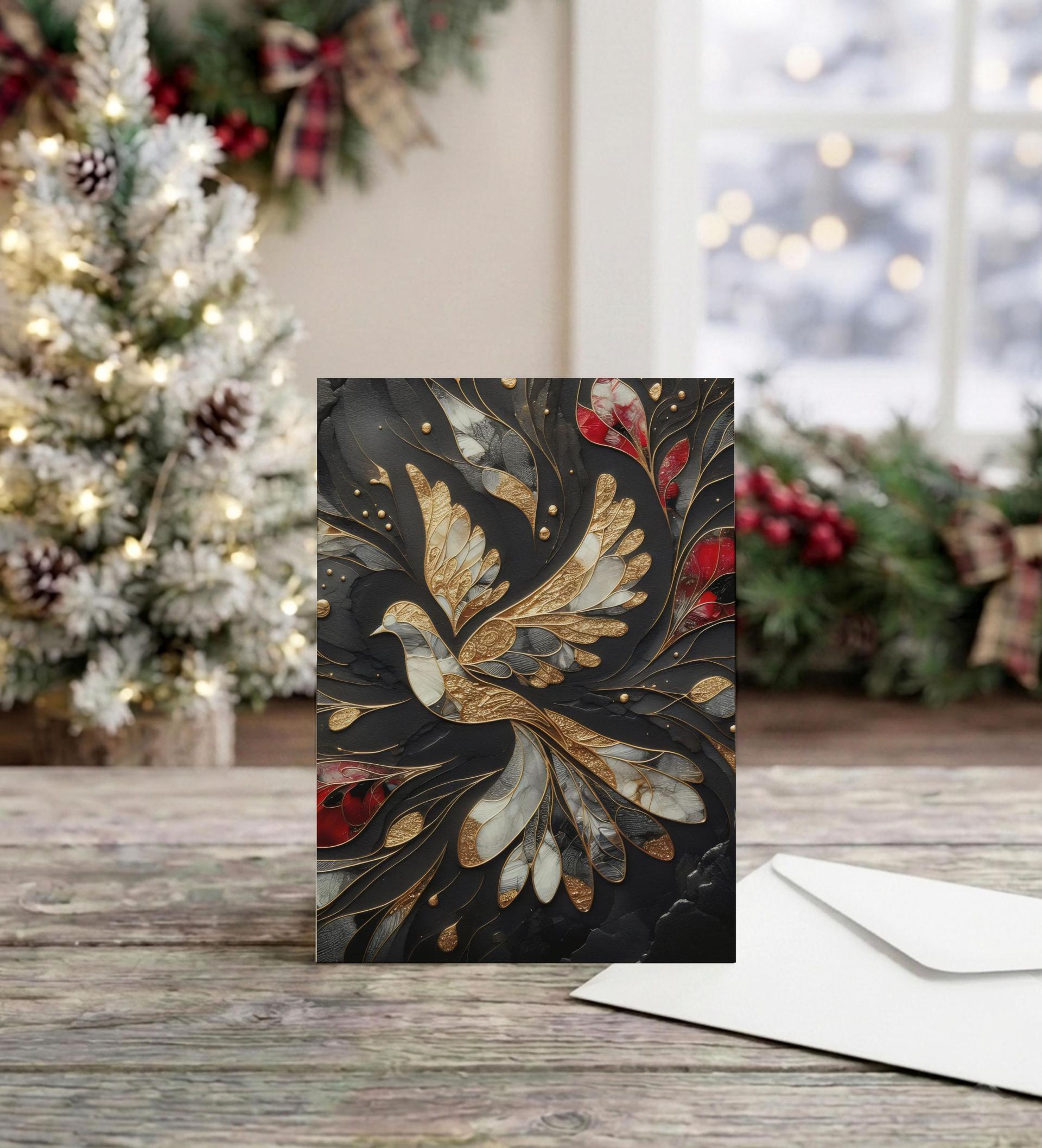 Dove of Peace - Christmas Card - Single or Bulk Pack of Christmas Greeting Cards