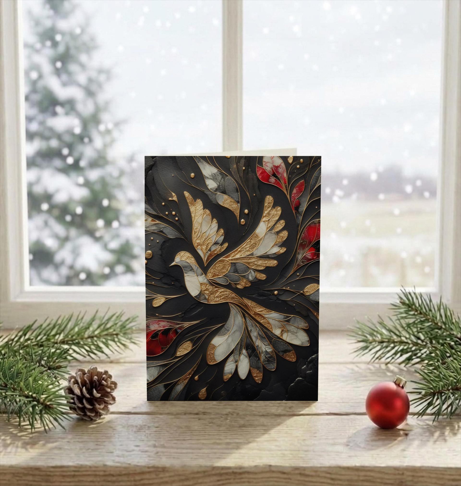 Dove of Peace - Christmas Card - Single or Bulk Pack of Christmas Greeting Cards