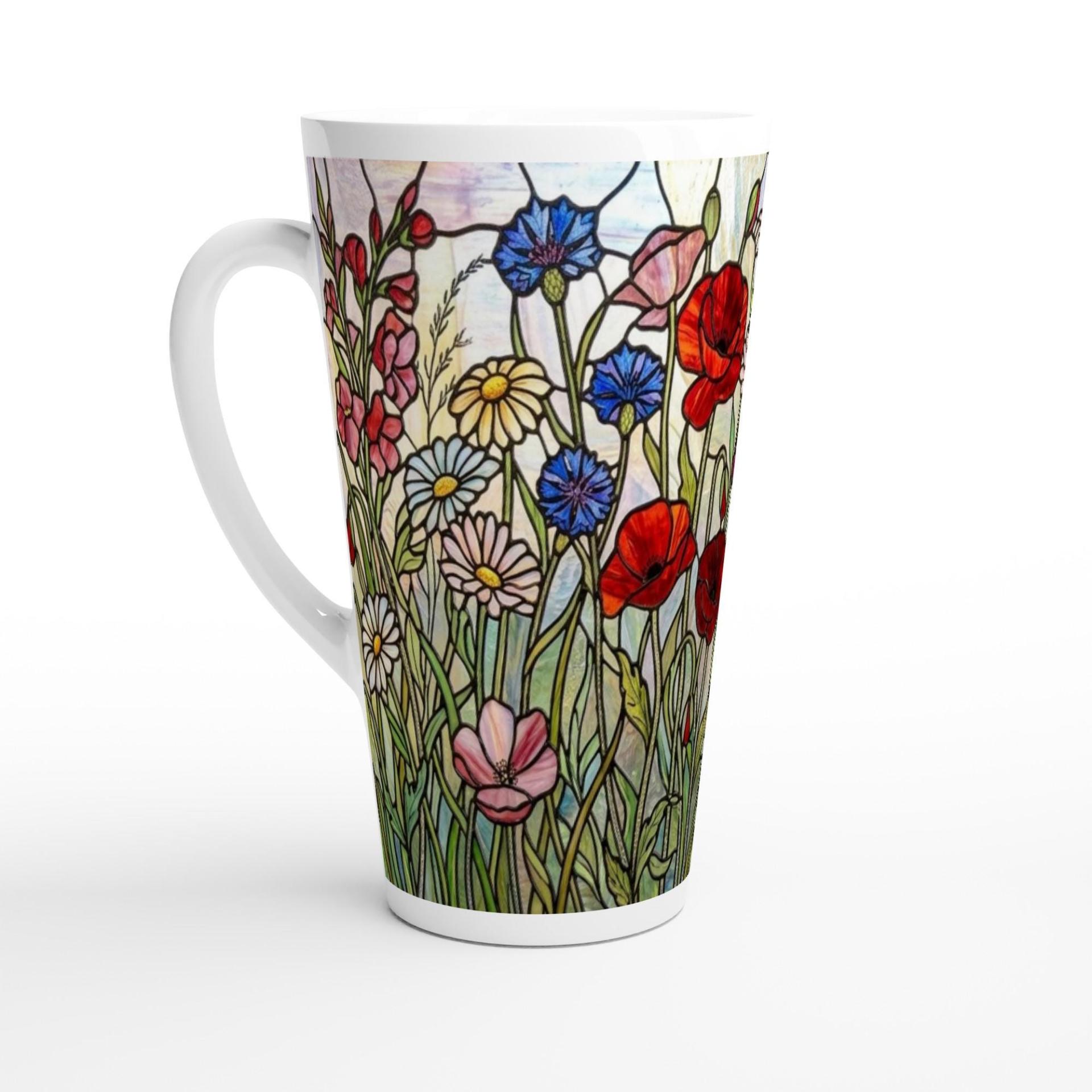 Latte 17oz Ceramic Mug - Coffee or Tea Cup, Extra Tall