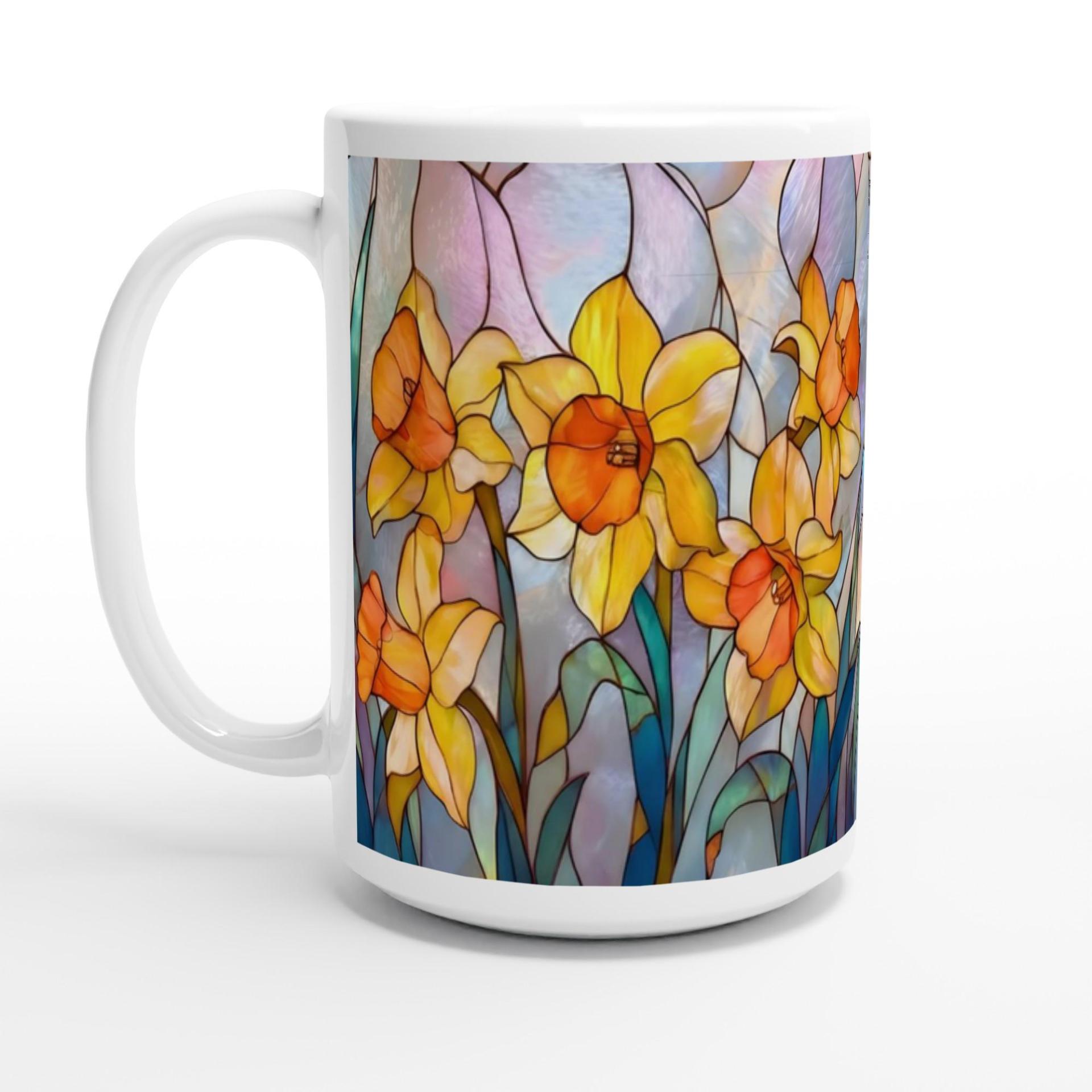 Floral Cups -  Large and Small Ceramic Mugs