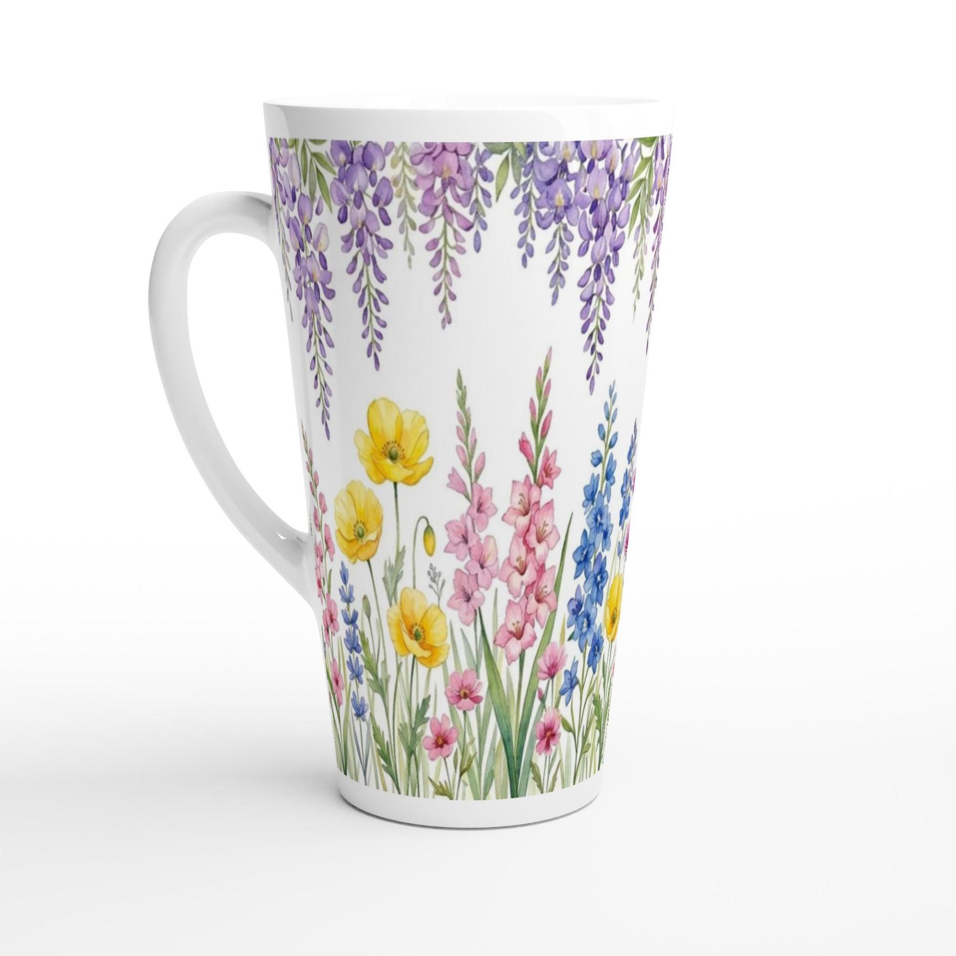 Latte 17oz Ceramic Mug - Coffee or Tea Cup, Extra Tall