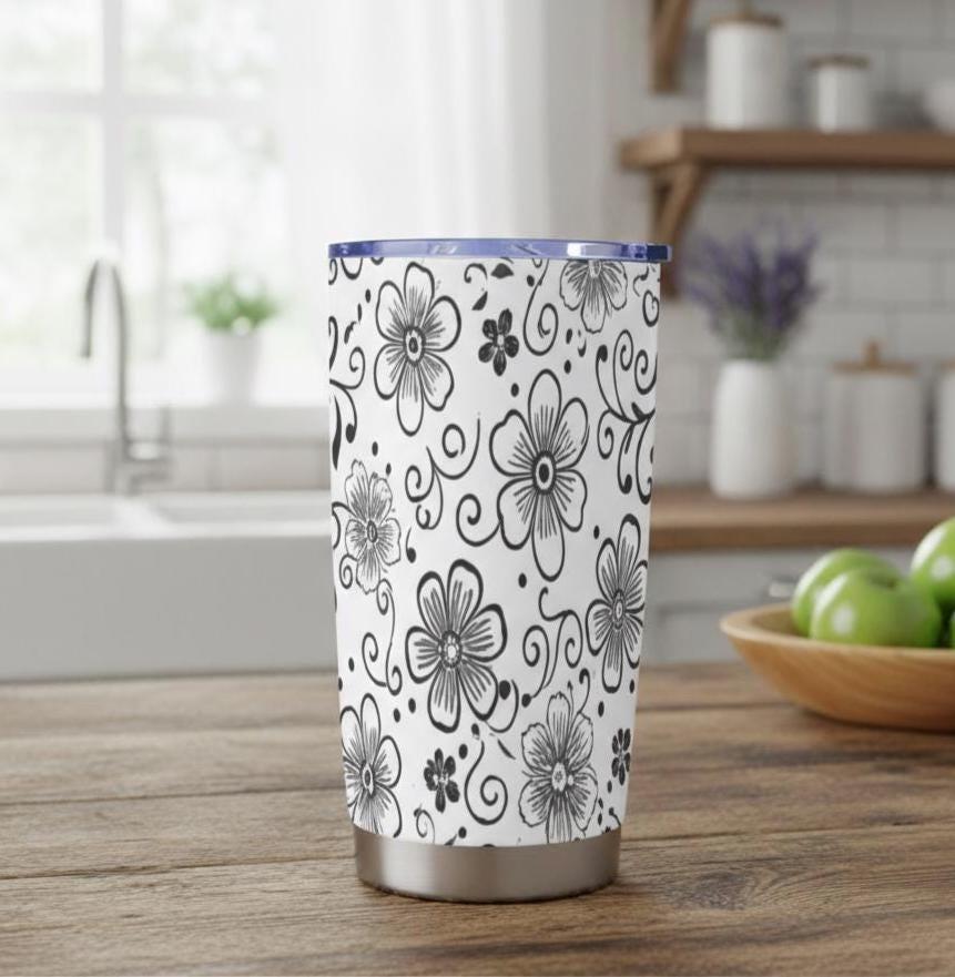 Travel Mug, Stainless Steel, 20 oz Insulated Cup