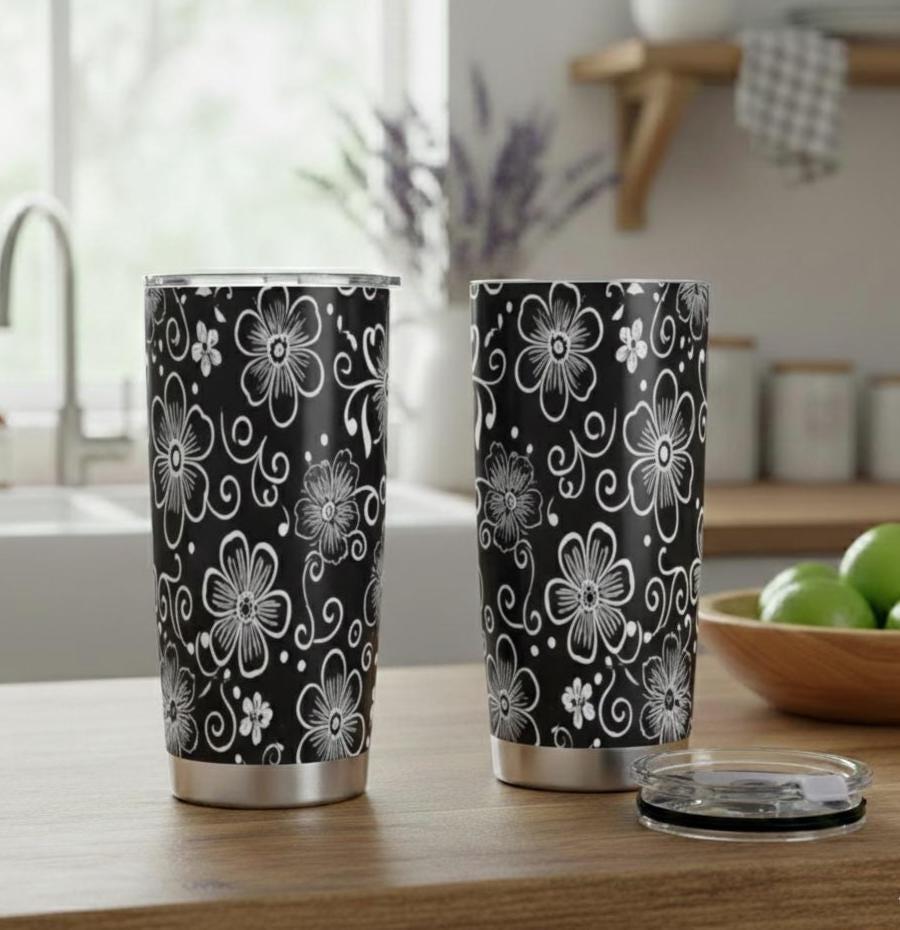 Travel Mug, Stainless Steel, 20 oz Insulated Cup