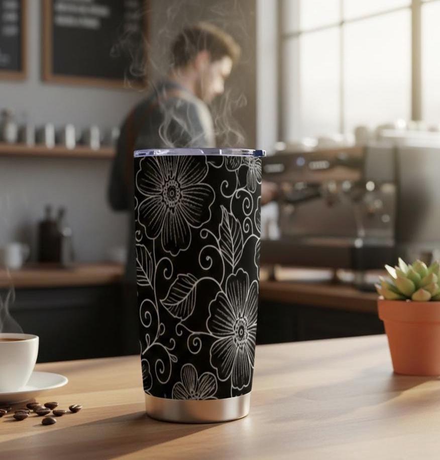 Travel Mug, Stainless Steel, 20 oz Insulated Cup