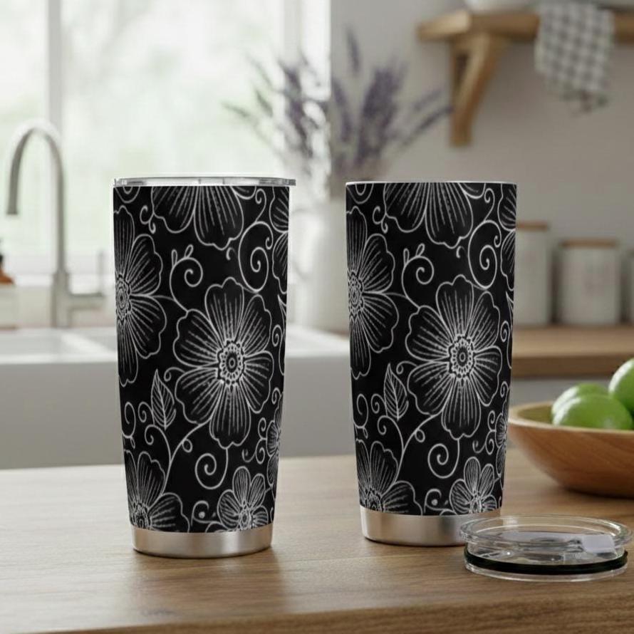 Travel Mug, Stainless Steel, 20 oz Insulated Cup