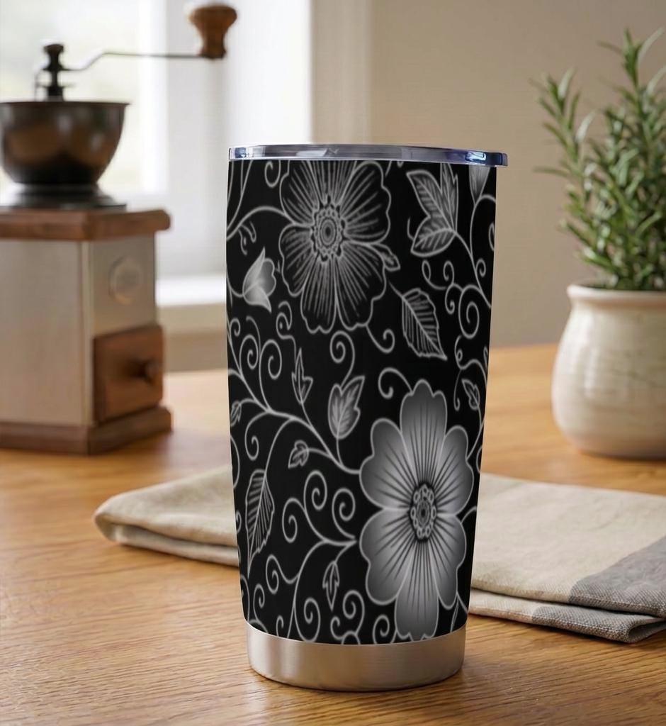 Travel Mug, Stainless Steel, 20 oz Insulated Cup