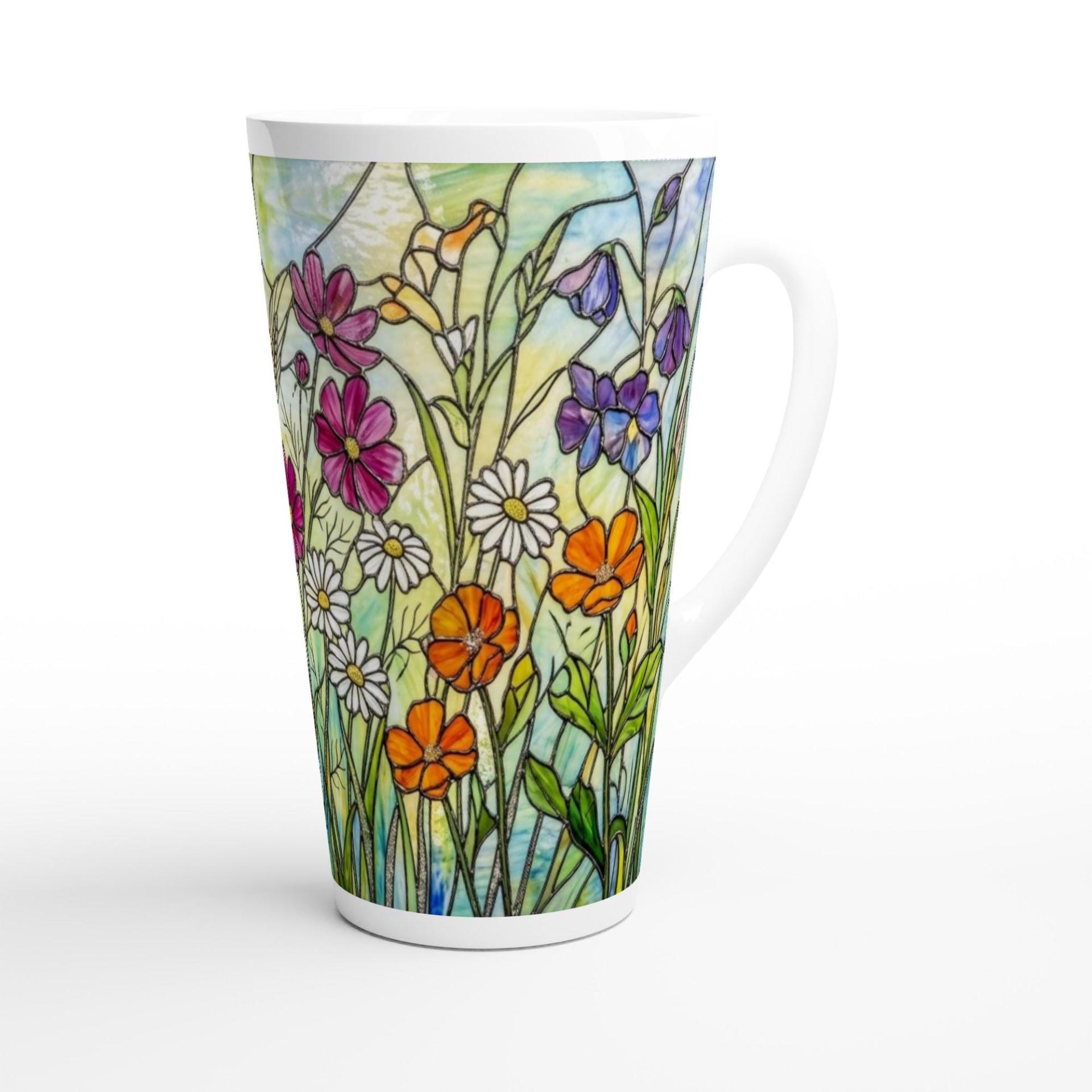 Latte 17oz Ceramic Mug - Coffee or Tea Cup, Extra Tall