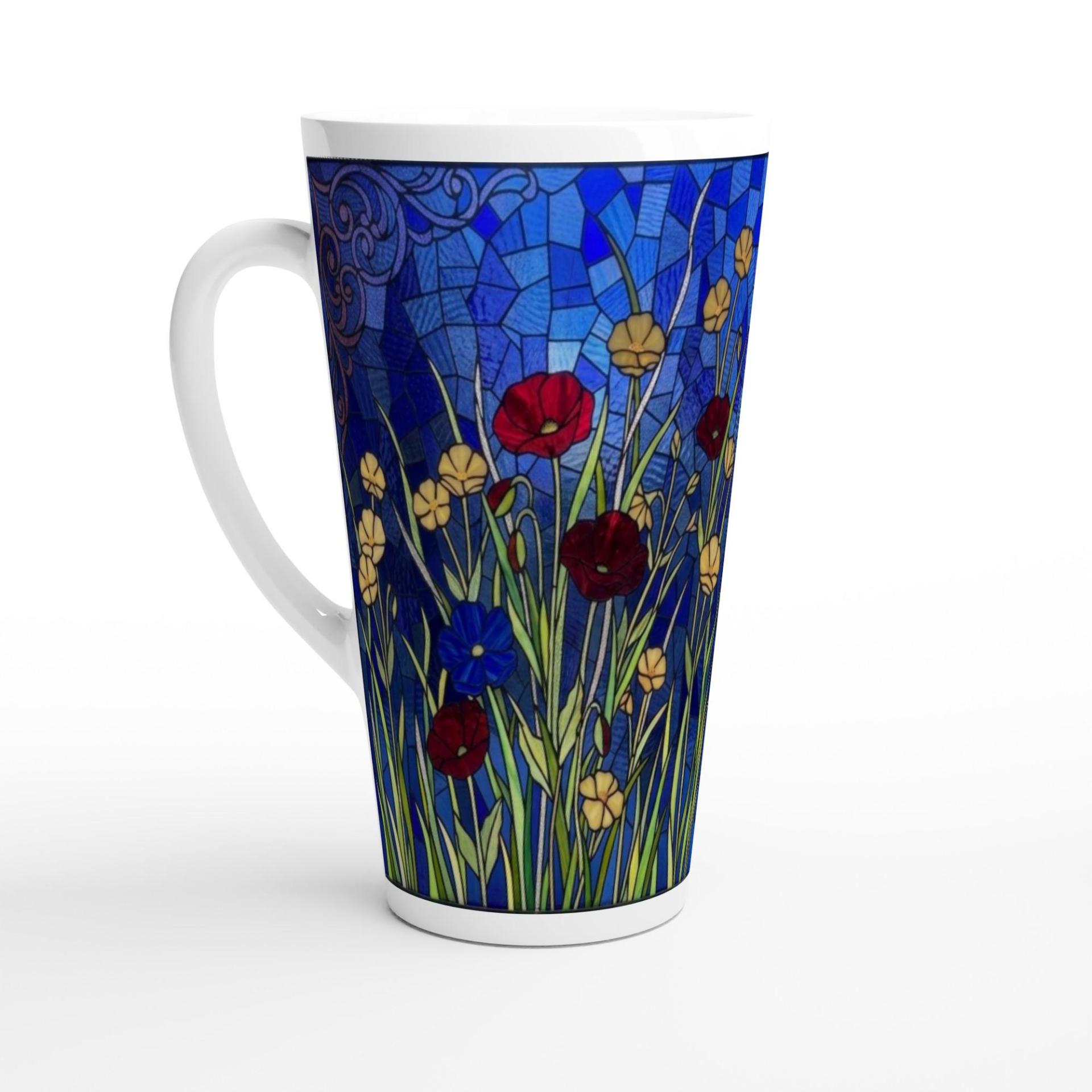Latte 17oz Ceramic Mug - Coffee or Tea Cup, Extra Tall