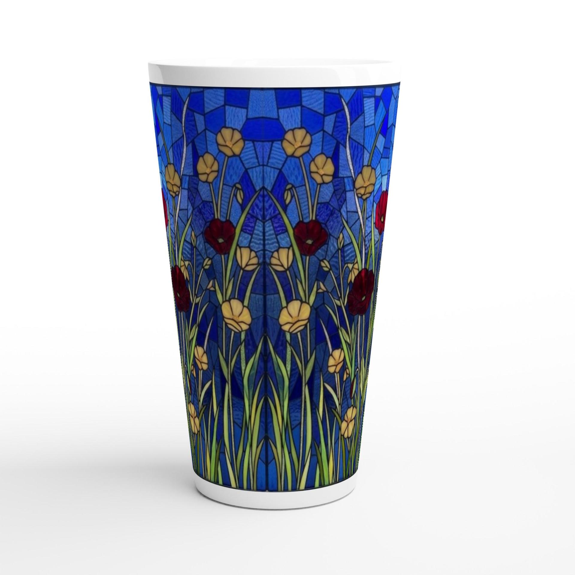 Latte 17oz Ceramic Mug - Coffee or Tea Cup, Extra Tall