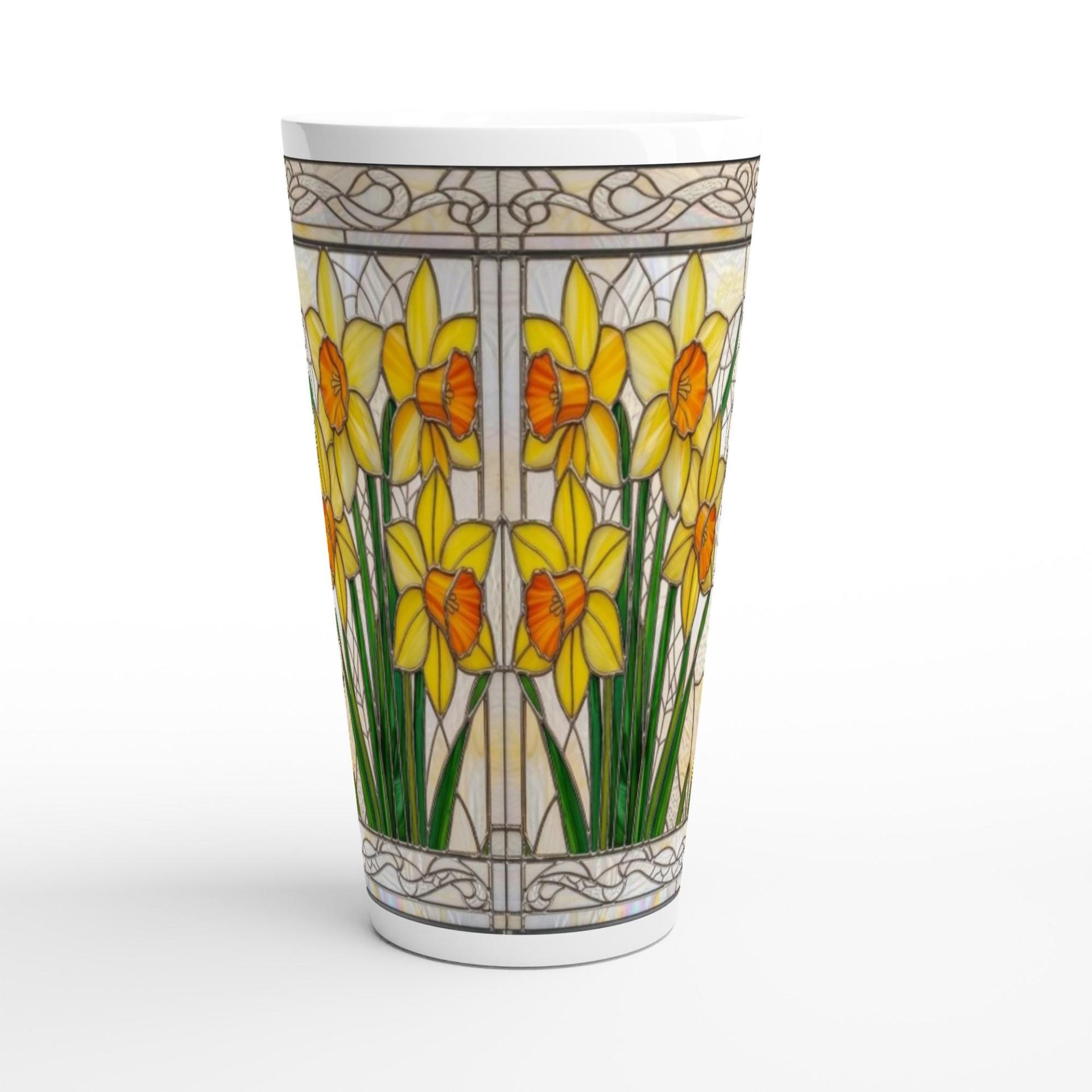 Latte 17oz Ceramic Mug - Coffee or Tea Cup, Extra Tall