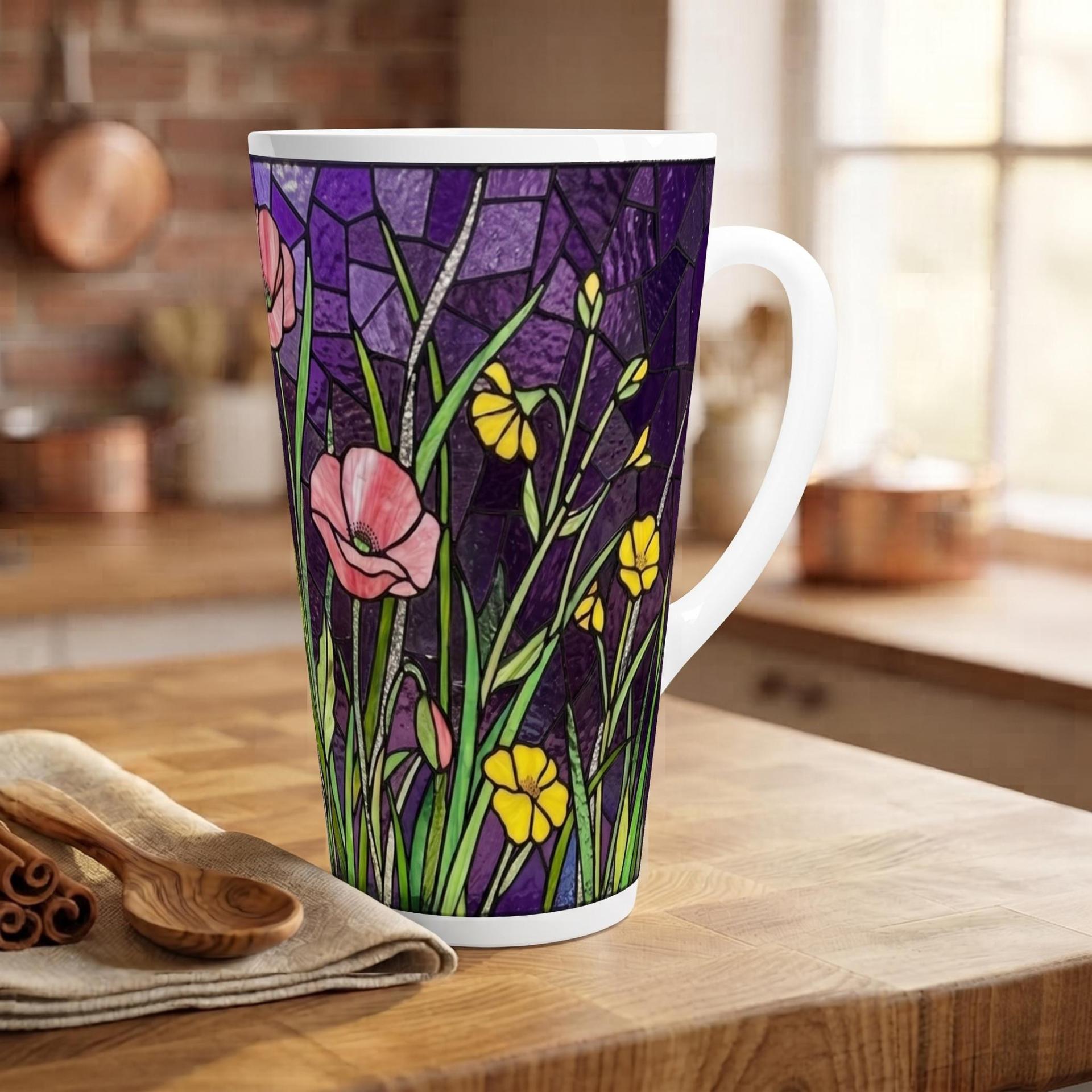 Latte 17oz Ceramic Mug - Coffee or Tea Cup, Extra Tall