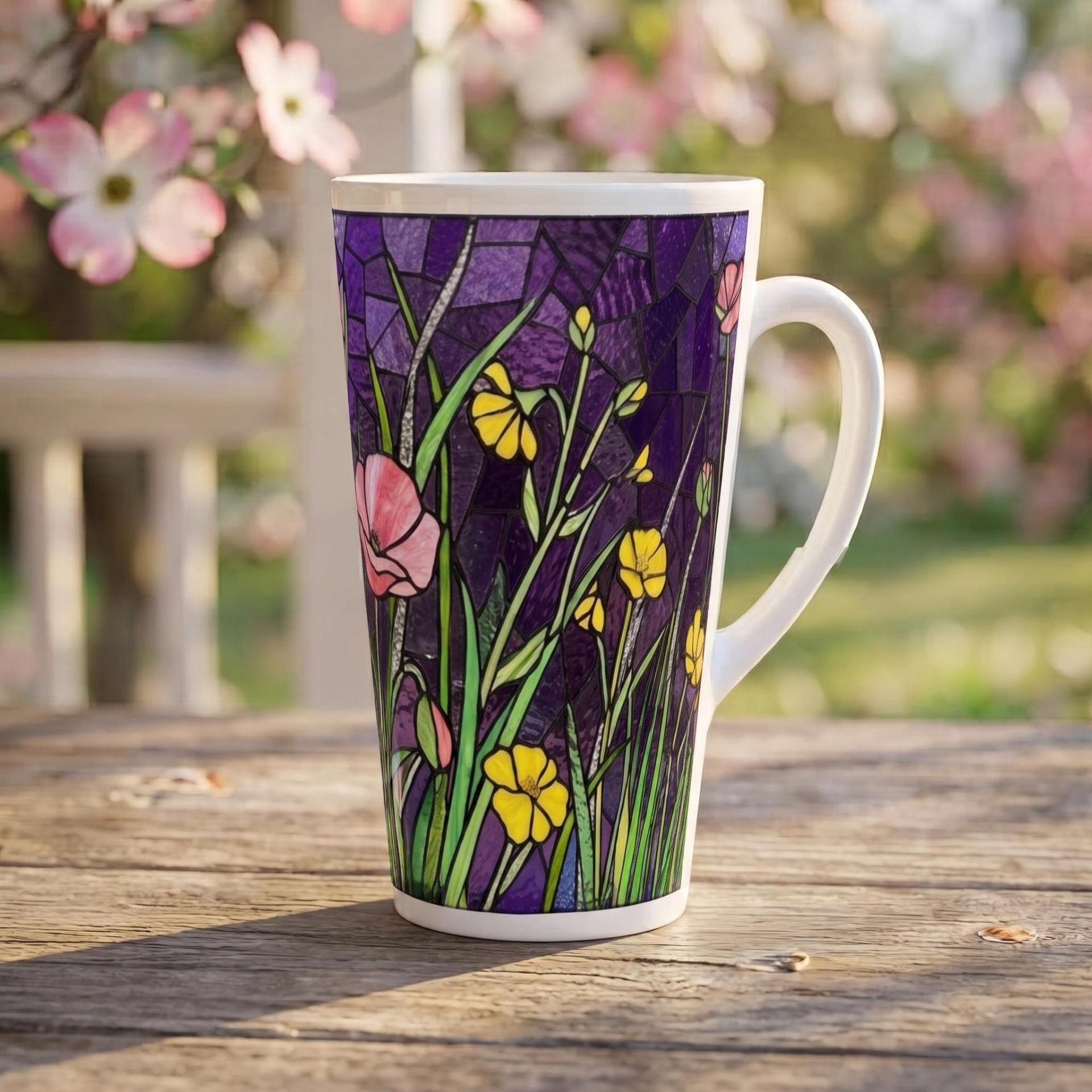 Latte 17oz Ceramic Mug - Coffee or Tea Cup, Extra Tall