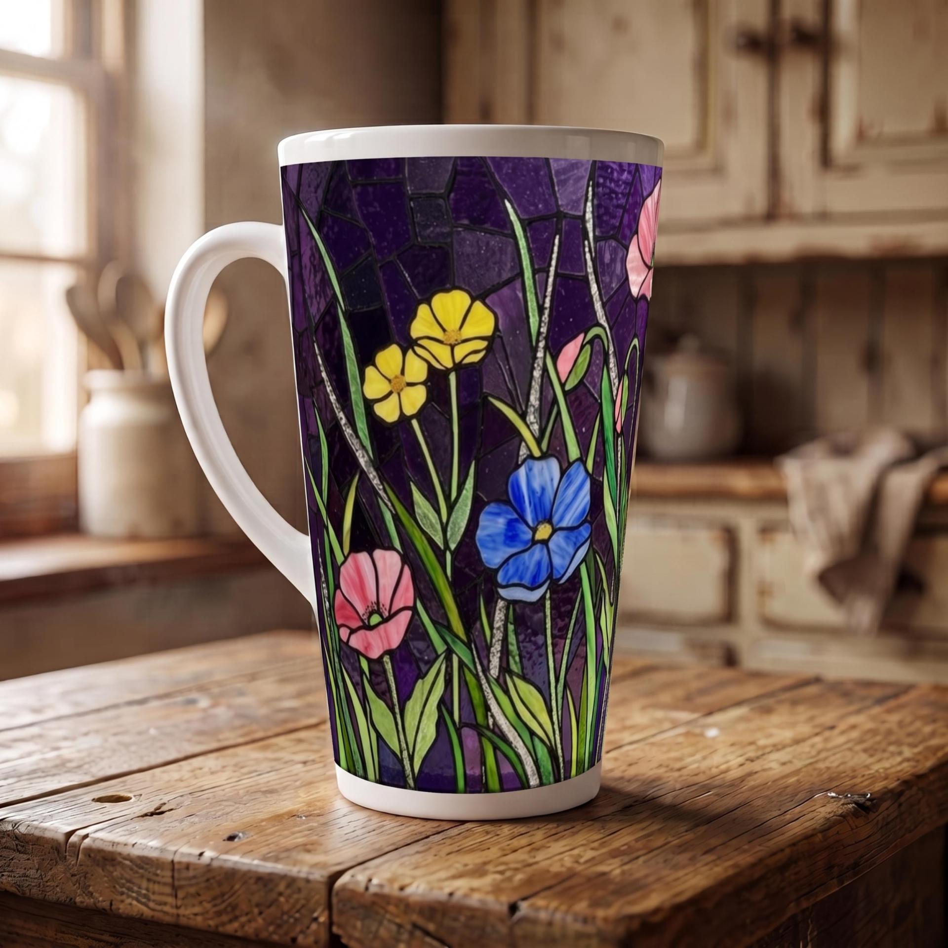 Latte 17oz Ceramic Mug - Coffee or Tea Cup, Extra Tall
