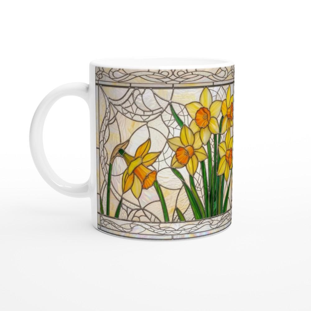 Floral Cups -  Large and Small Ceramic Mugs