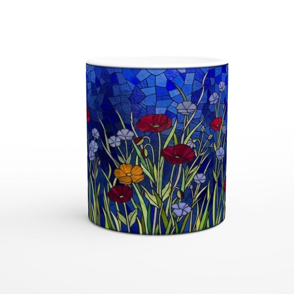 Floral Cups -  Large and Small Ceramic Mugs