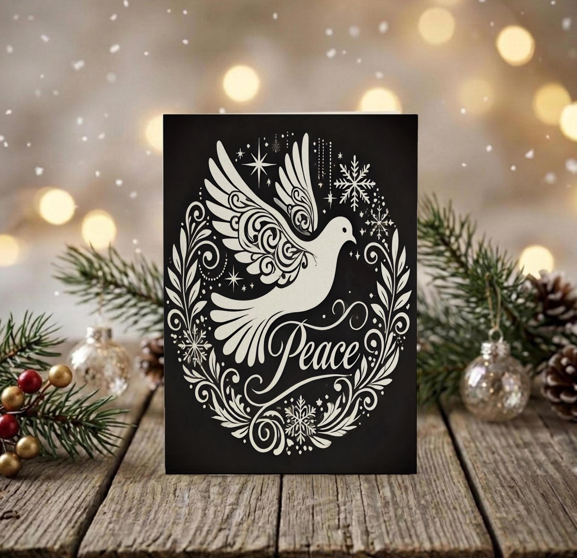 Dove of Peace - Christmas Card - Bulk Pack of Christmas Greeting Cards