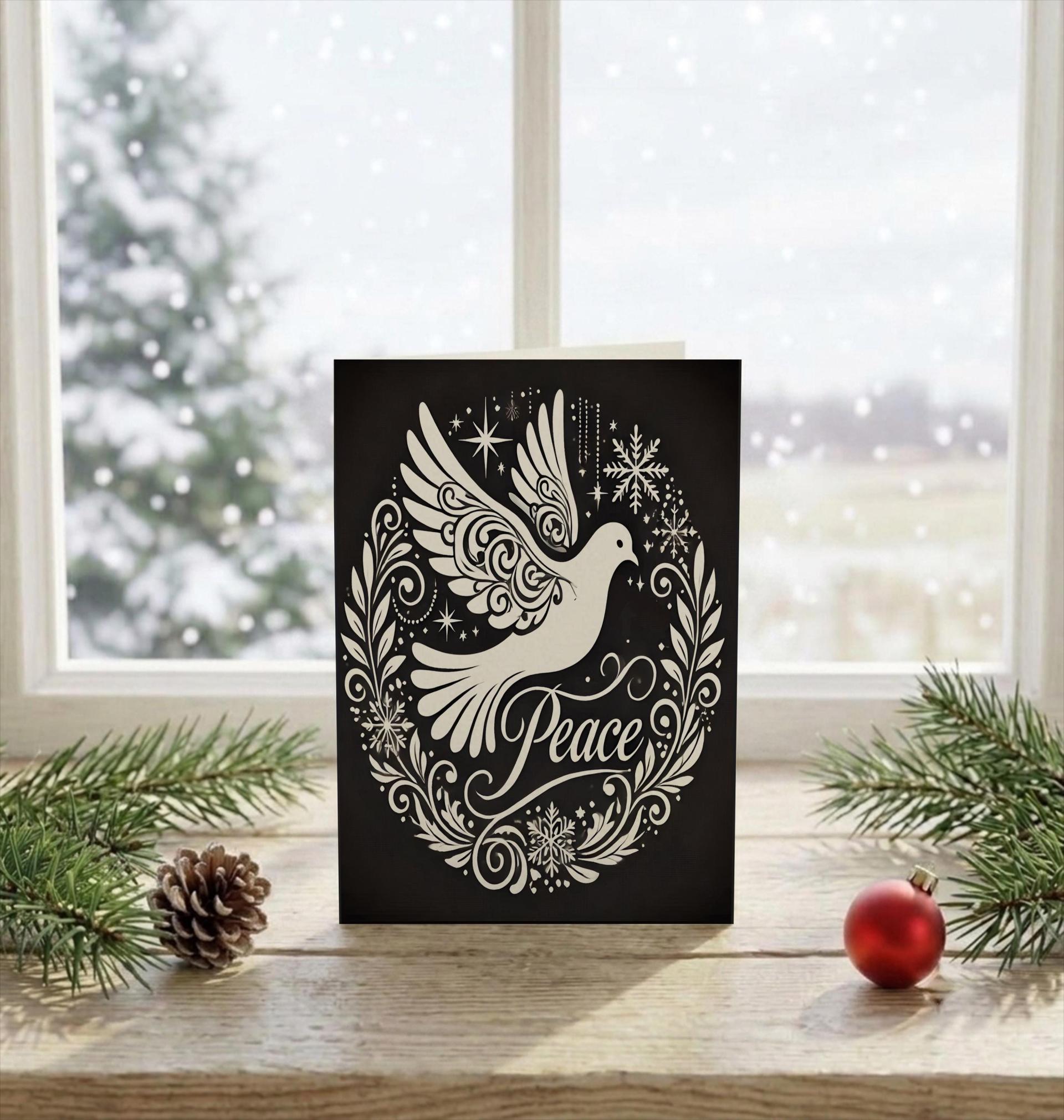 Dove of Peace - Christmas Card - Bulk Pack of Christmas Greeting Cards