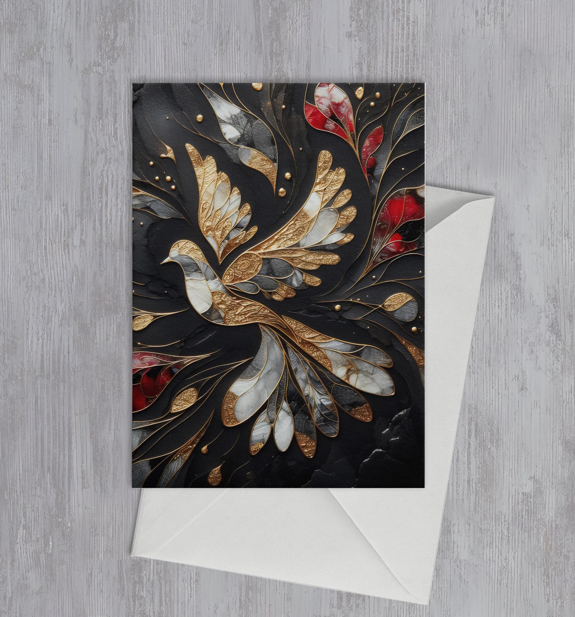 Dove of Peace - Christmas Card - Single or Bulk Pack of Christmas Greeting Cards