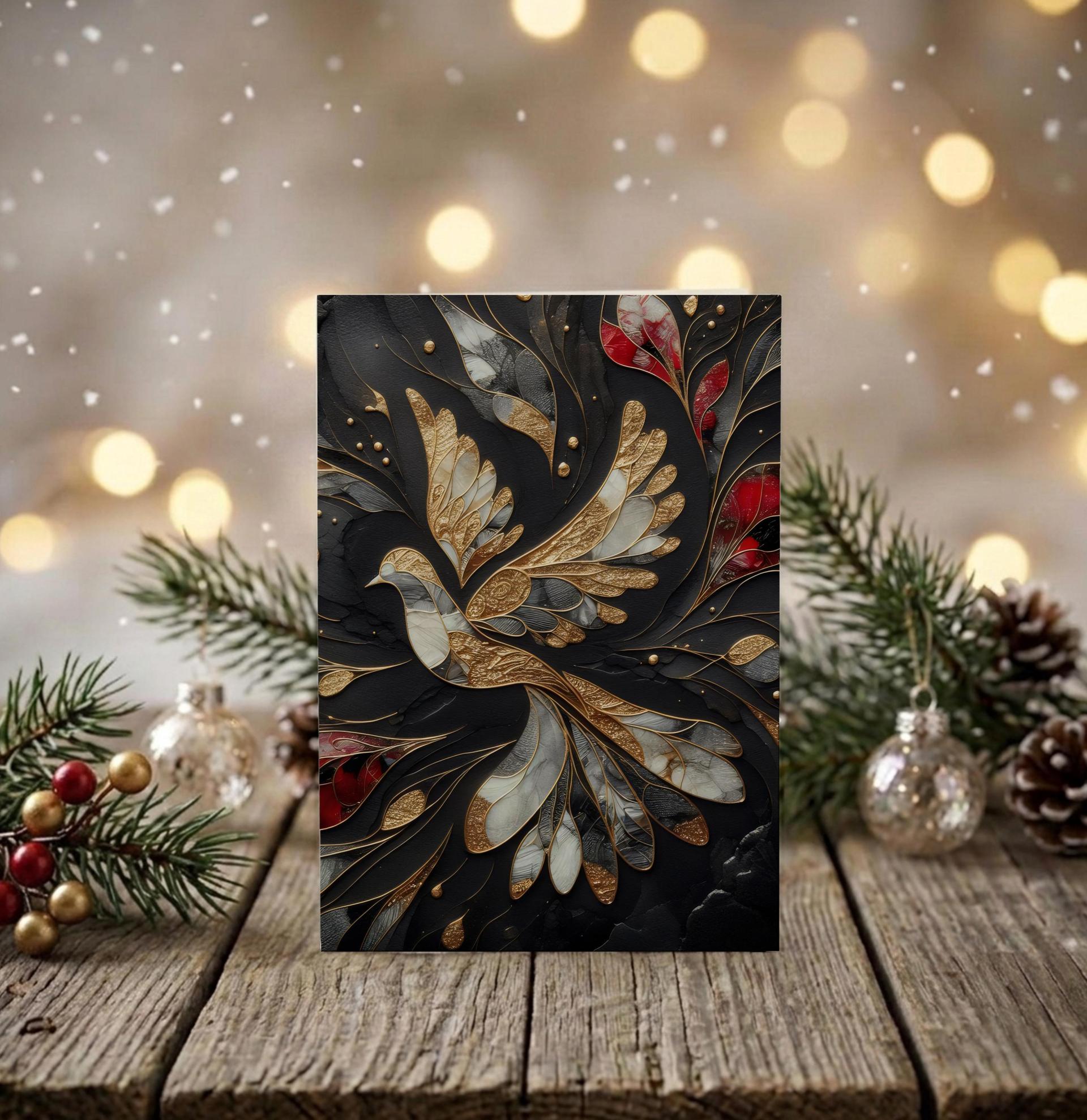 Dove of Peace - Christmas Card - Single or Bulk Pack of Christmas Greeting Cards