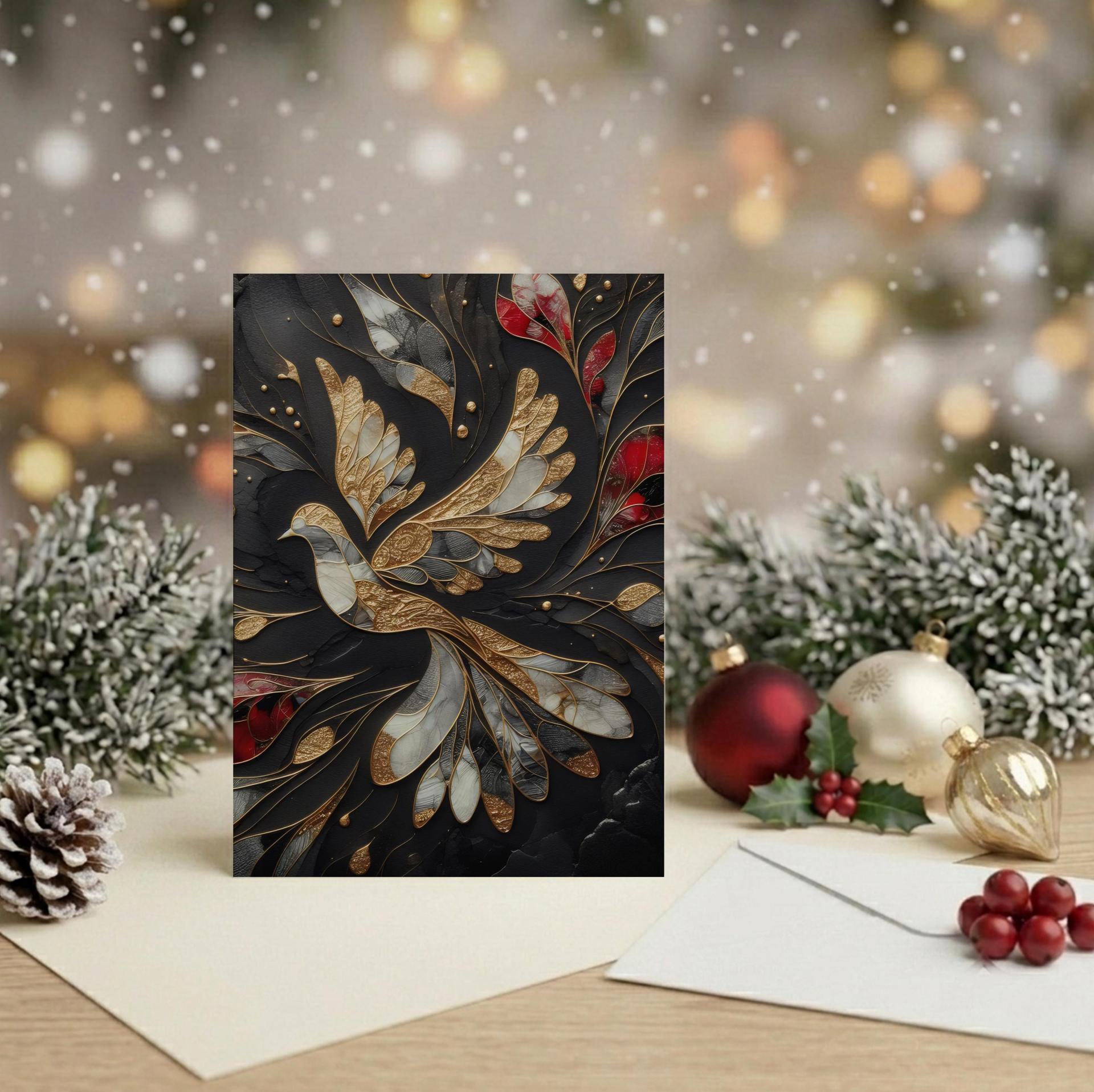 Dove of Peace - Christmas Card - Single or Bulk Pack of Christmas Greeting Cards