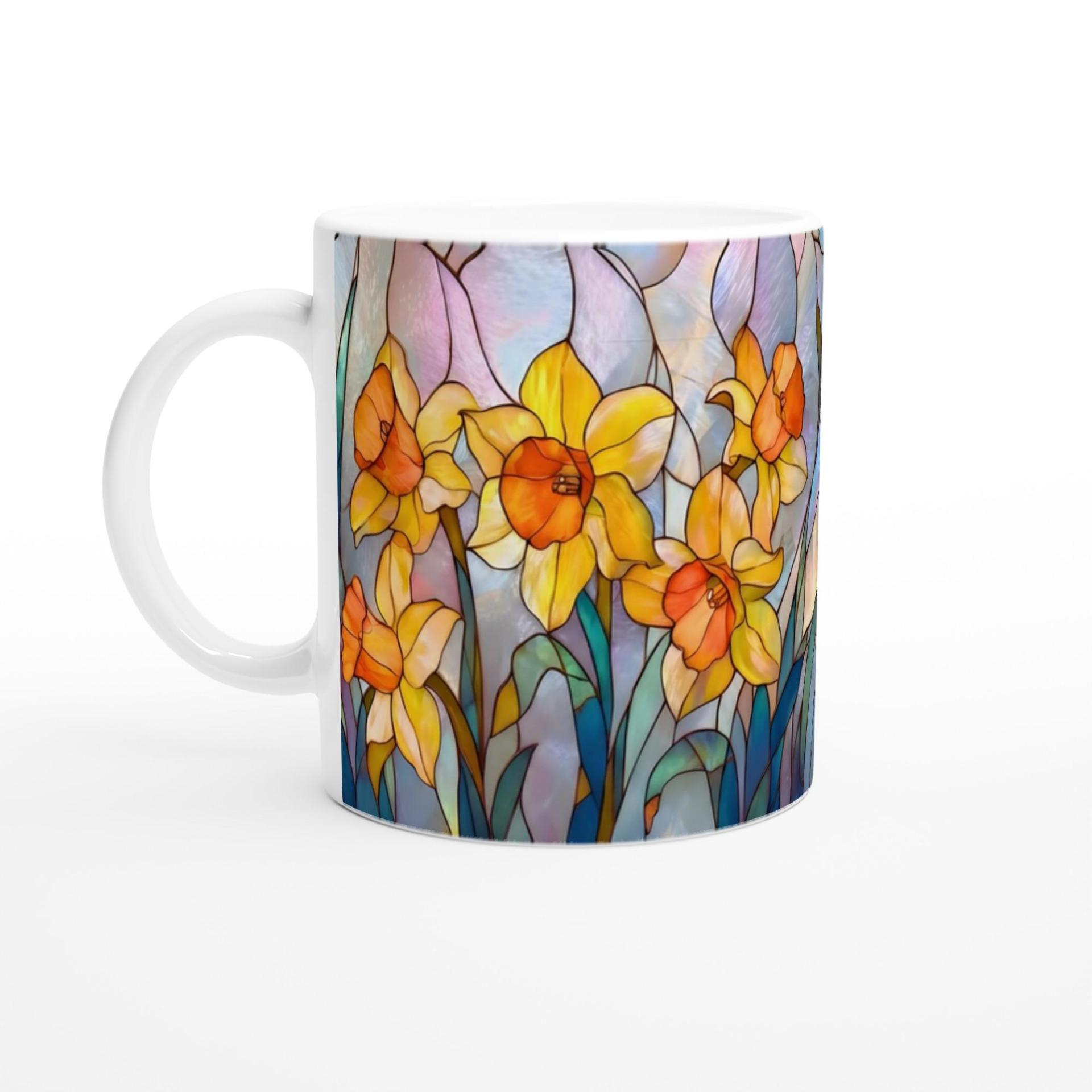 Floral Cups -  Large and Small Ceramic Mugs