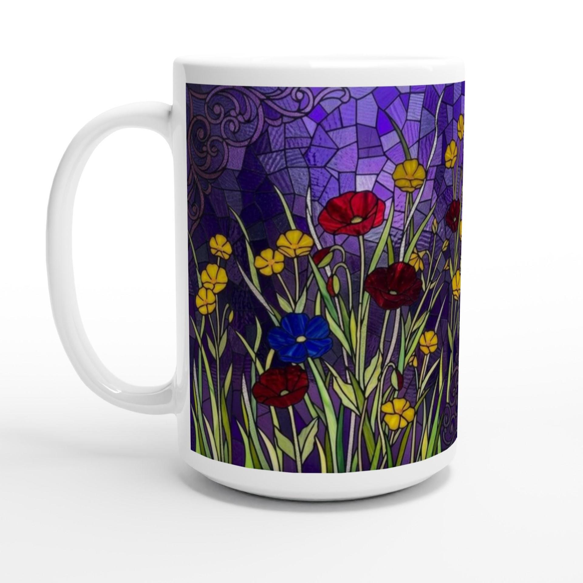 Floral Cups -  Large and Small Ceramic Mugs