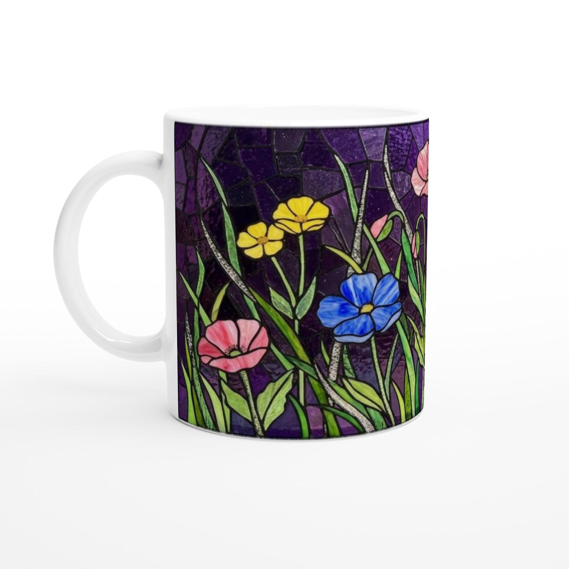 Floral Cups -  Large and Small Ceramic Mugs