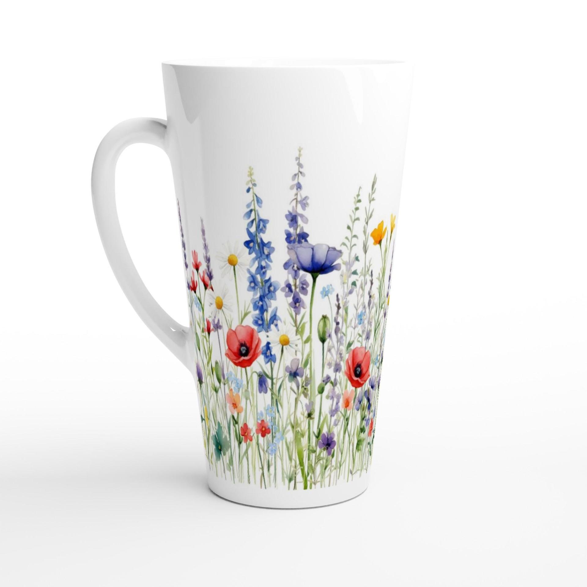 Latte 17oz Ceramic Mug - Coffee or Tea Cup, Extra Tall