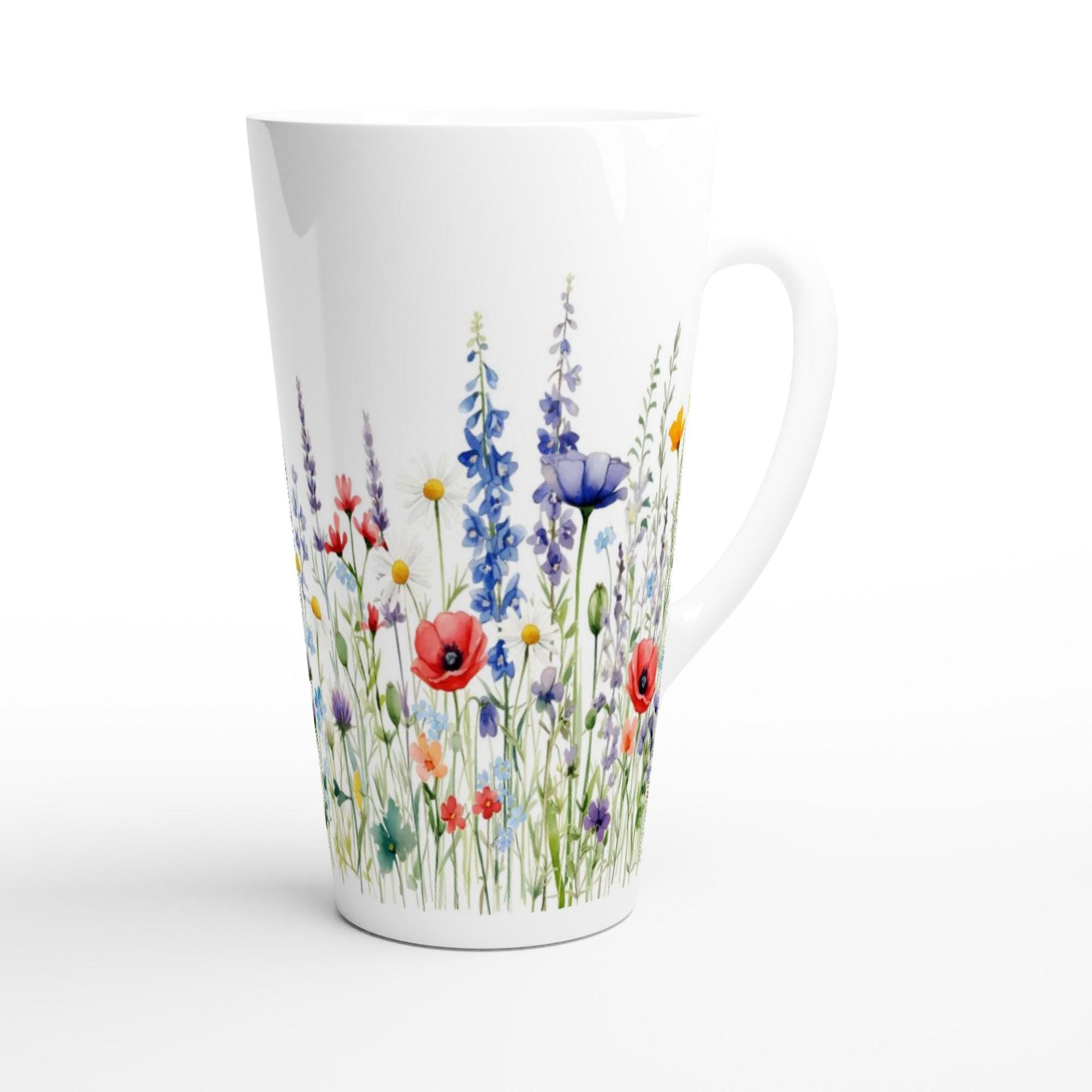 Latte 17oz Ceramic Mug - Coffee or Tea Cup, Extra Tall